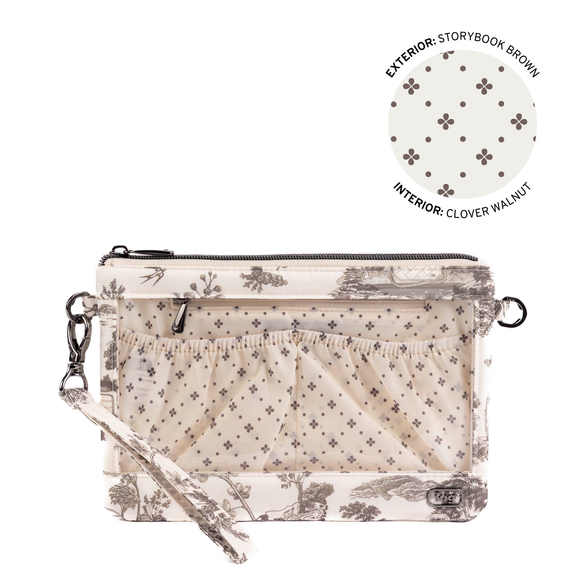 Clearview Ziplet Pouch - STORYBOOK BROWN - 26390_ClearviewZiplet_StorybookBrown_Angle_01_35pph5