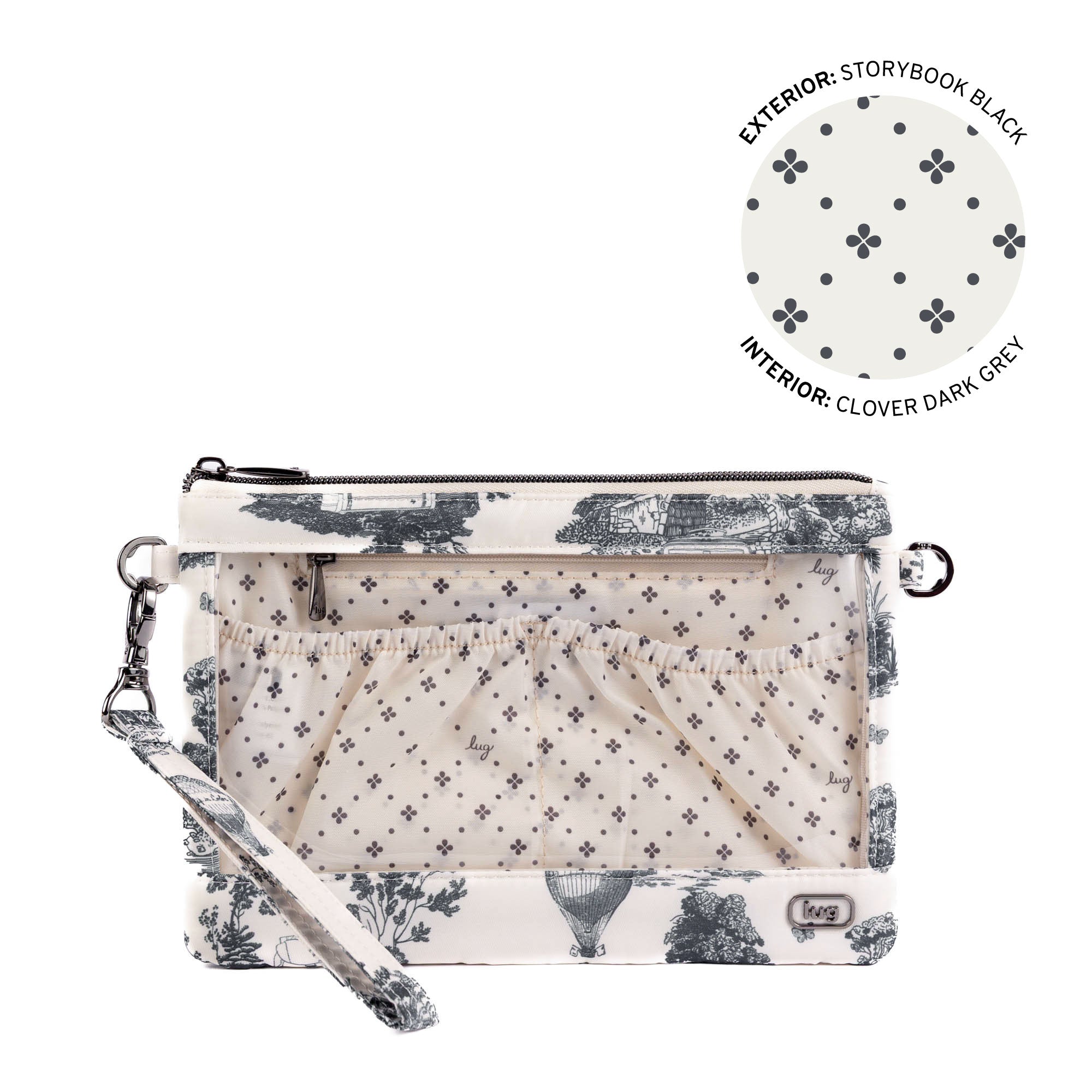 Clearview Ziplet Pouch - STORYBOOK BLACK - 26391_ClearviewZiplet_StorybookBlack_Angle_01_v43mep