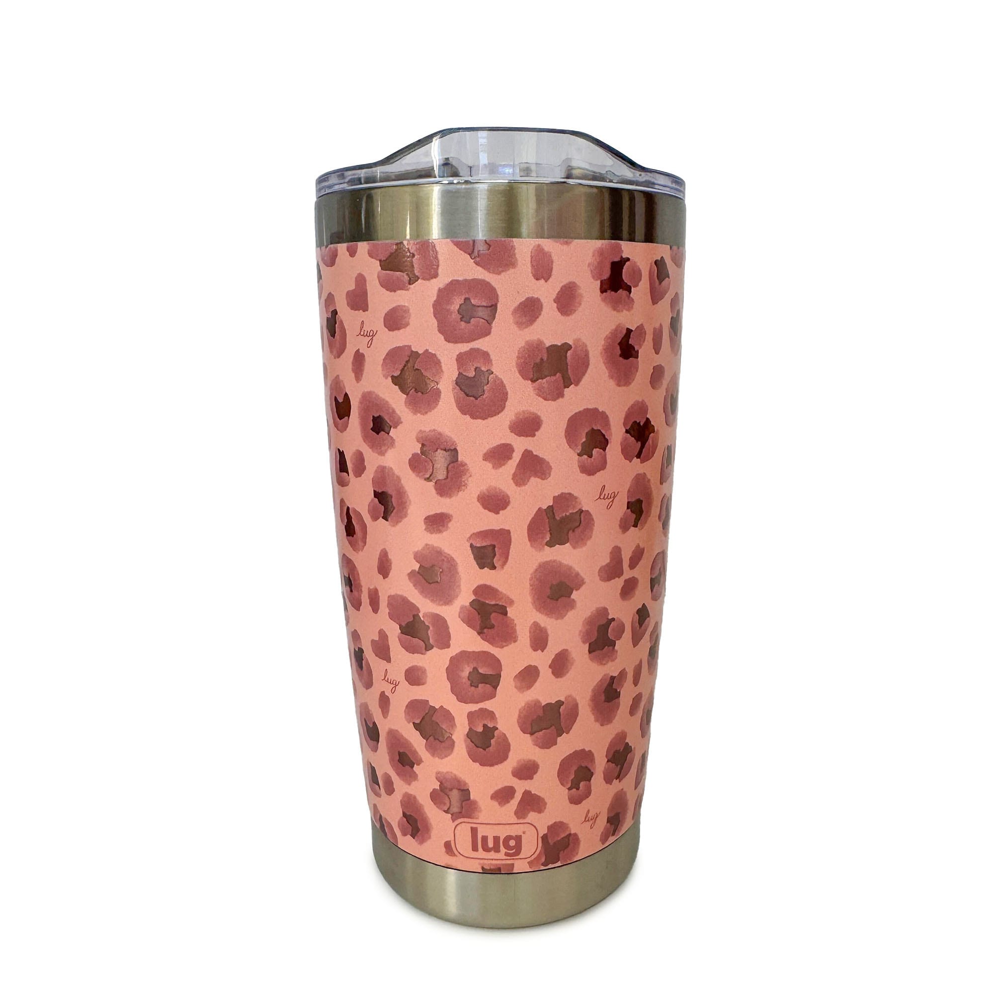 Guzzle Tumbler - FADED LEOPARD PINK - 26424_Guzzle_FadedLeopardPink_Angle_01