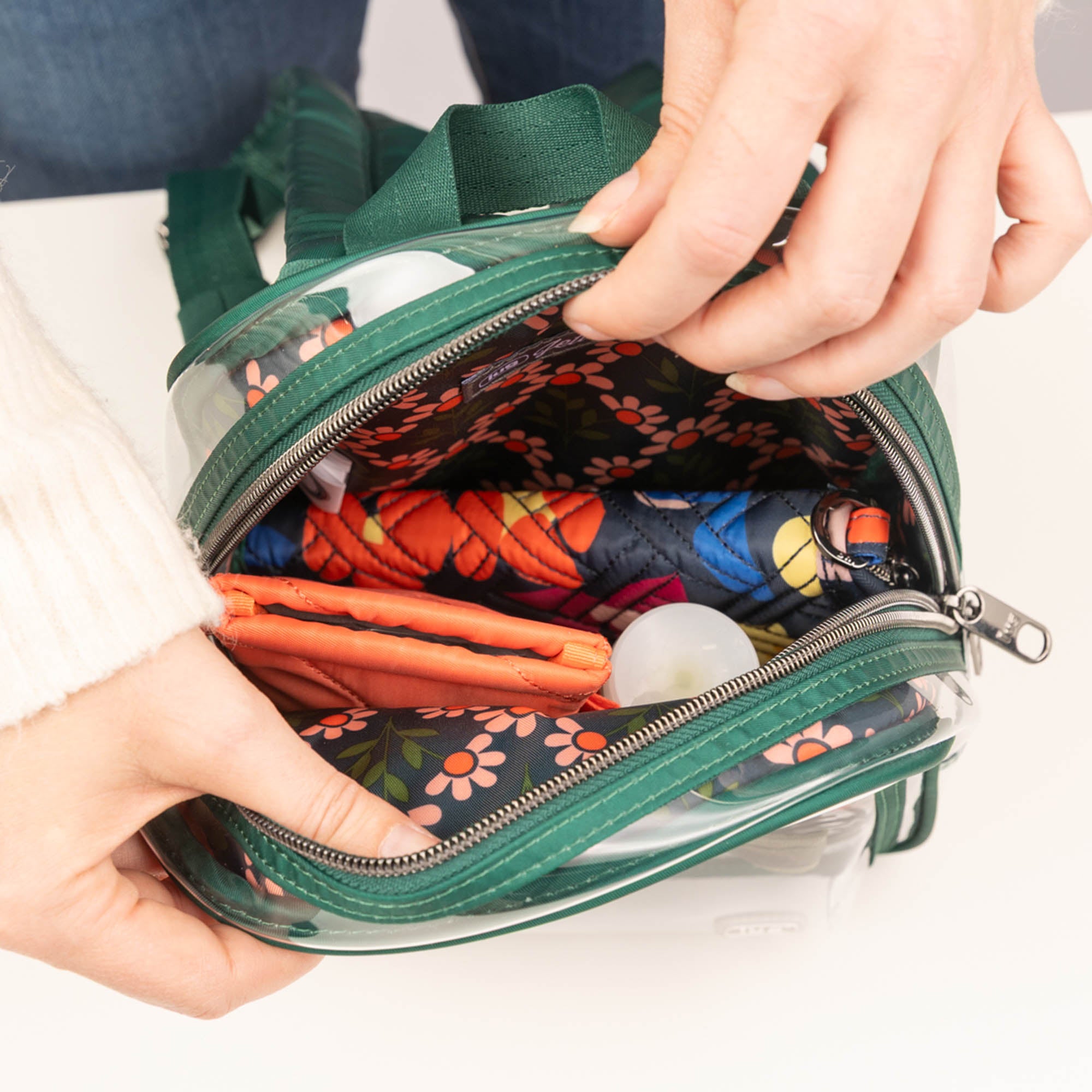 Jetliner Clearview Backpack - - 26437_JetLinerClearview_WickedlyGreen_Lifestyle_03