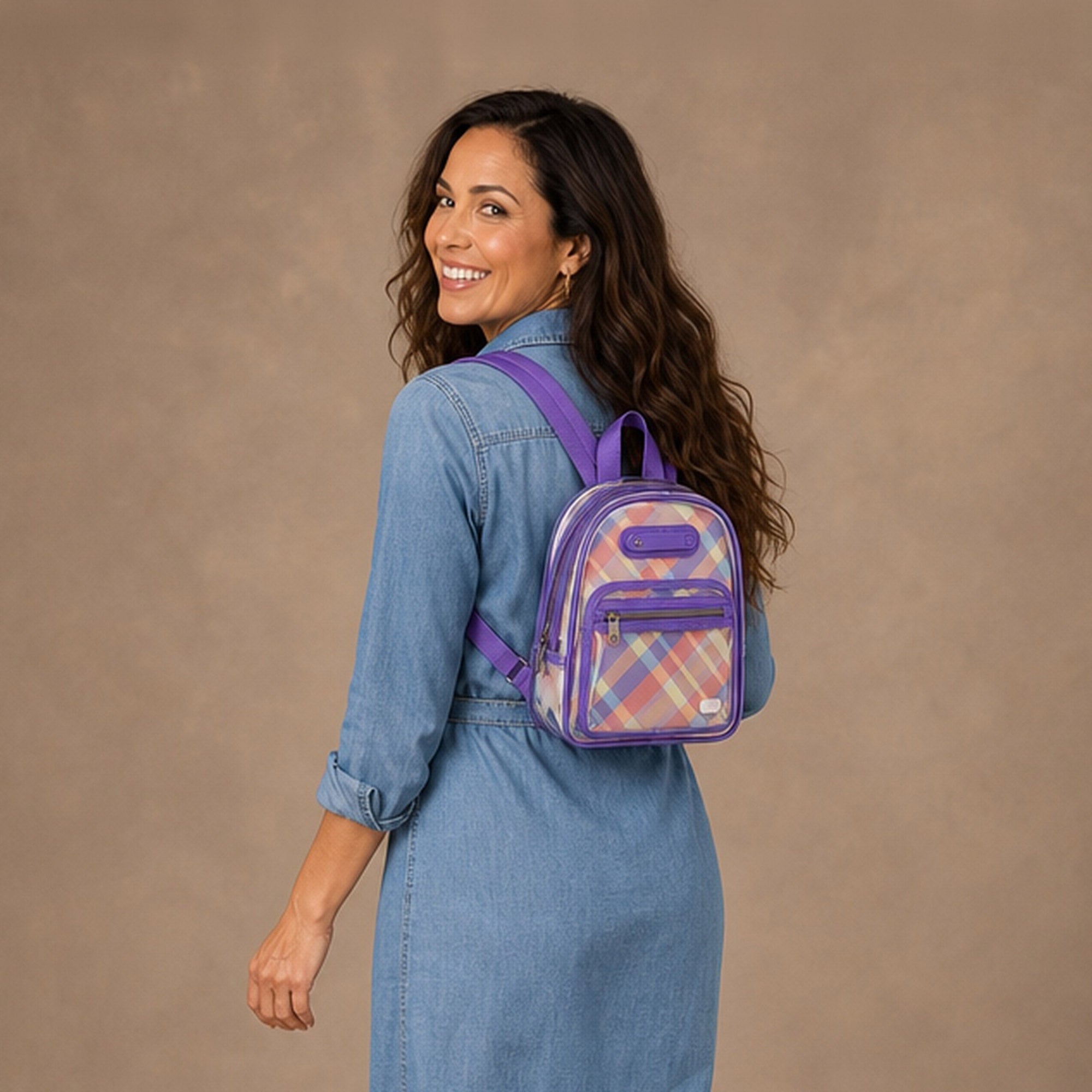 Jetliner Clearview Backpack - - 26442_JetLinerClearview_Violet_Hover