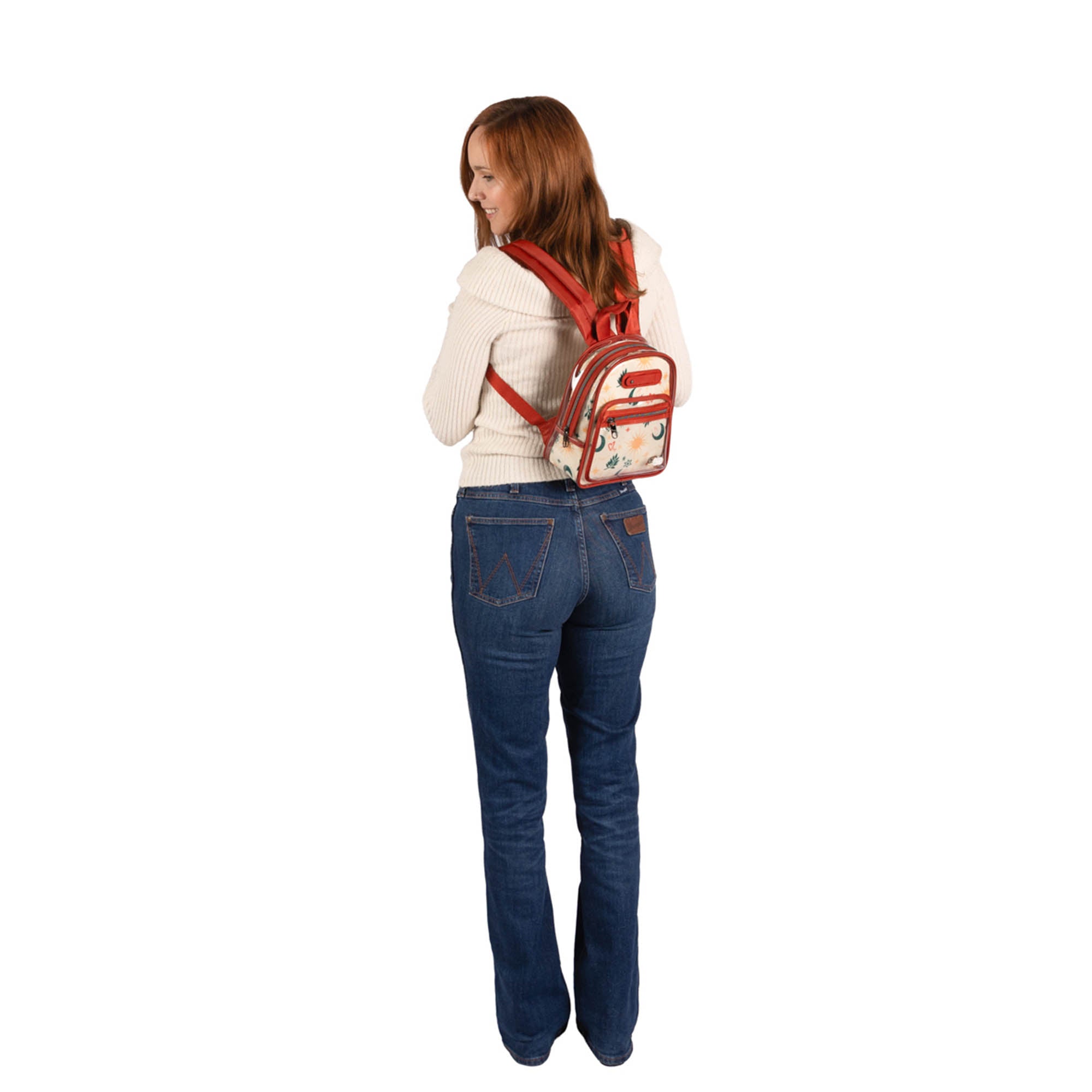 Jetliner Clearview Backpack - - 26443_JetLinerClearview_SpiceOrange_BagProportions_01