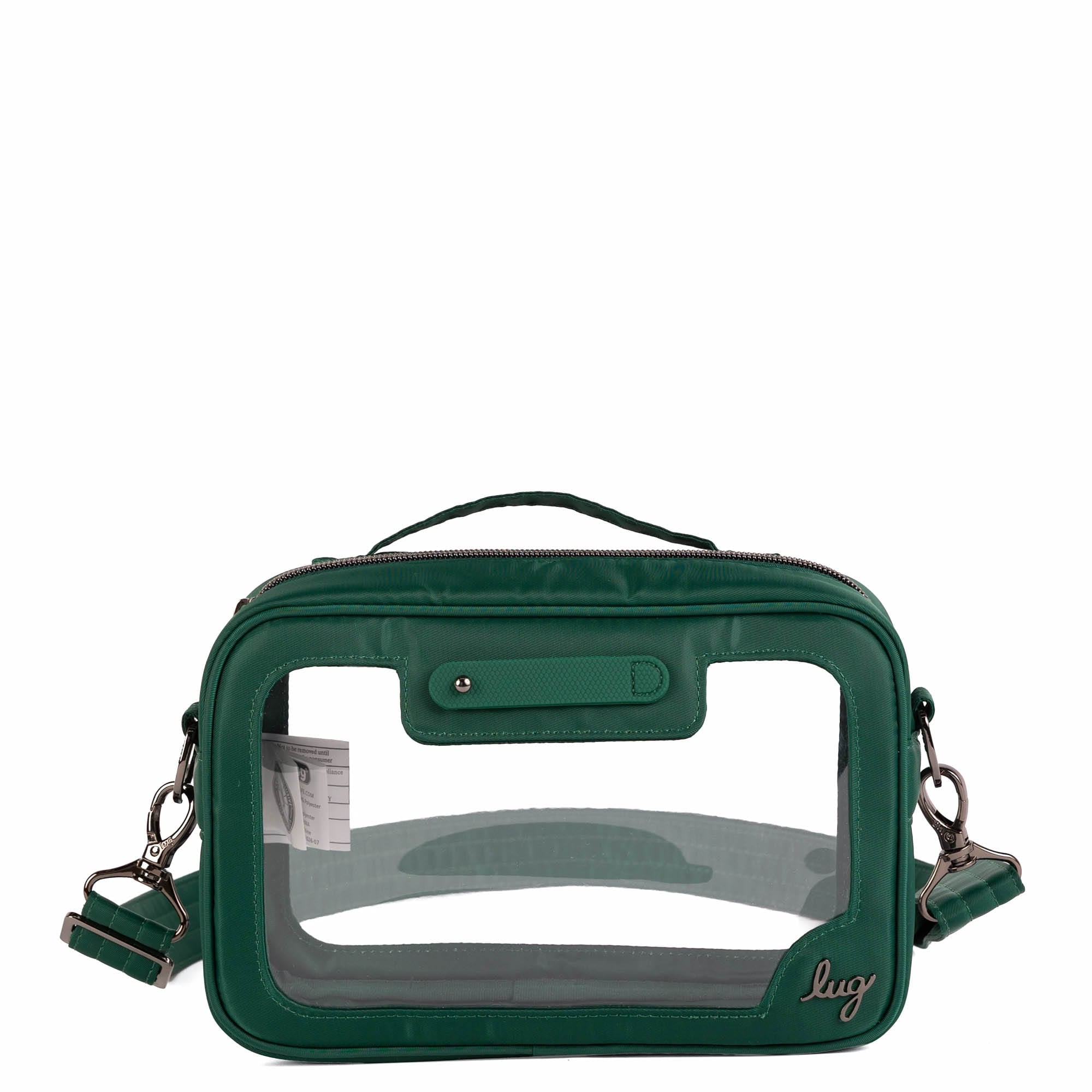 Carriage Clearview Crossbody Bag - WICKEDLY GREEN - 26446_CarriageClearview_WickedlyGreen_Angle_01
