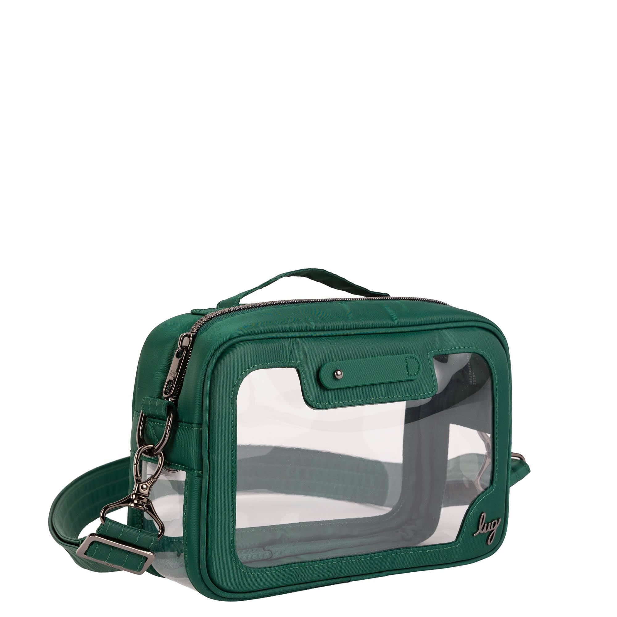 Carriage Clearview Crossbody Bag - WICKEDLY GREEN - 26446_CarriageClearview_WickedlyGreen_Angle_02