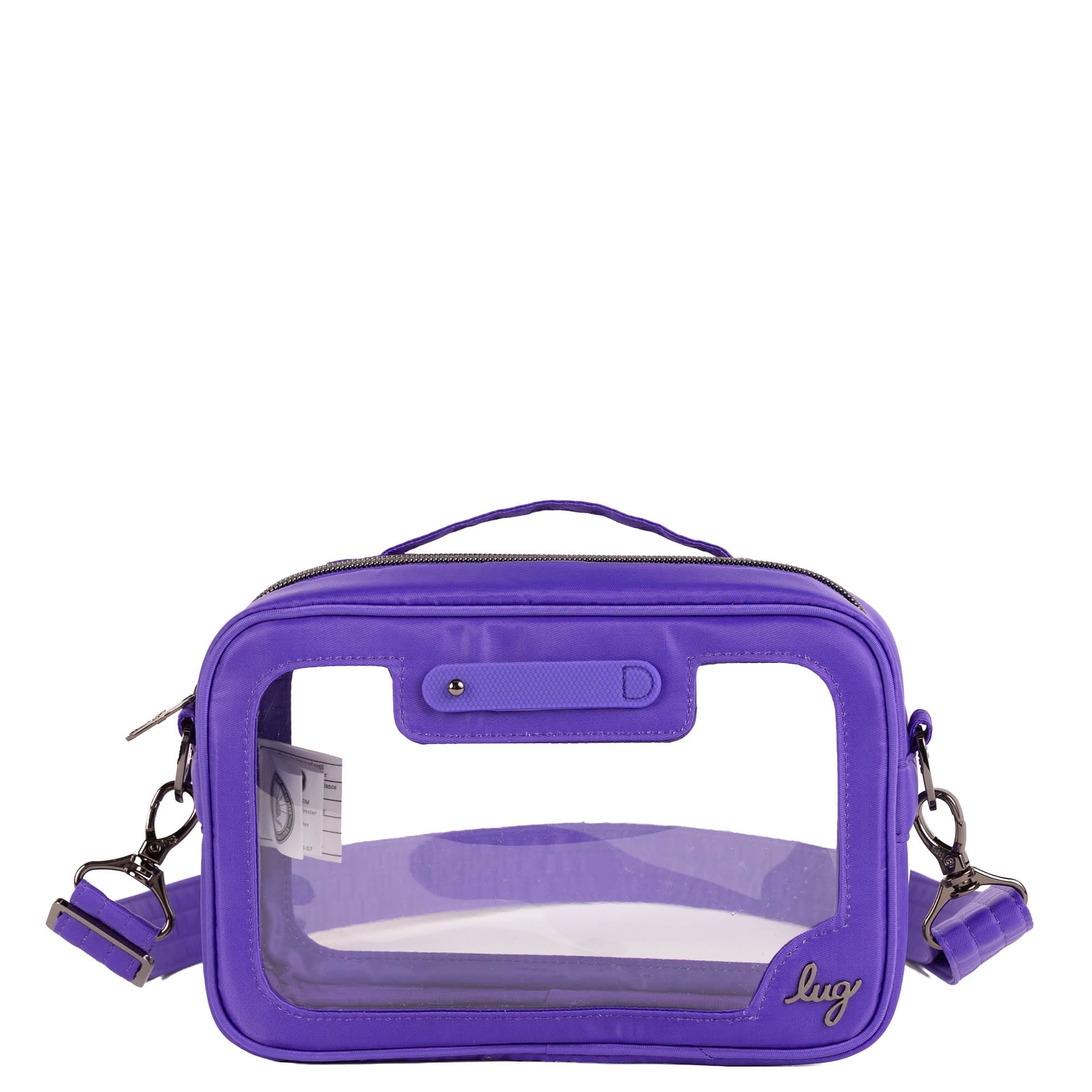 Carriage Clearview Crossbody Bag - VIOLET - 26448_CarriageClearview_Violet_Angle_01