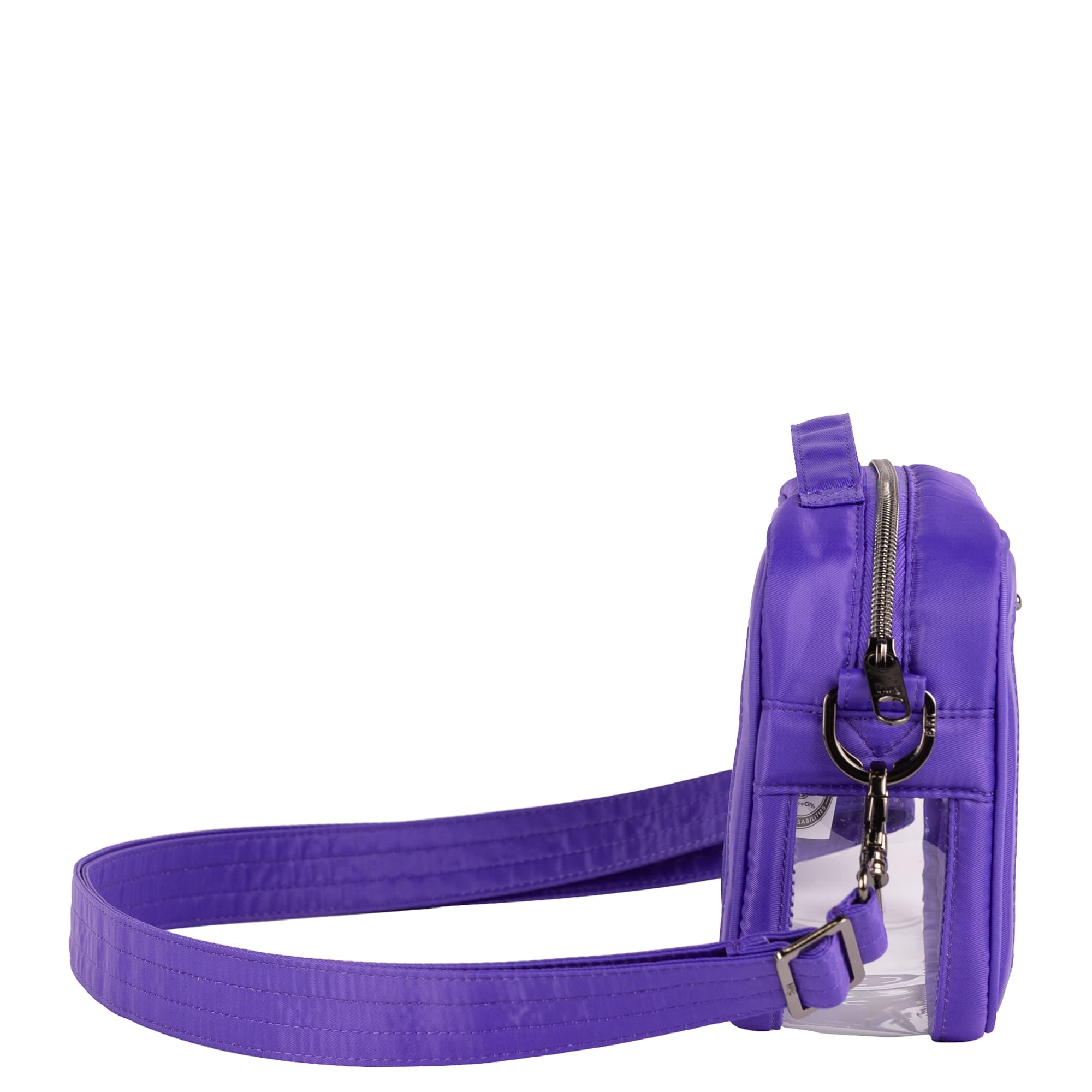Carriage Clearview Crossbody Bag - VIOLET - 26448_CarriageClearview_Violet_Angle_03