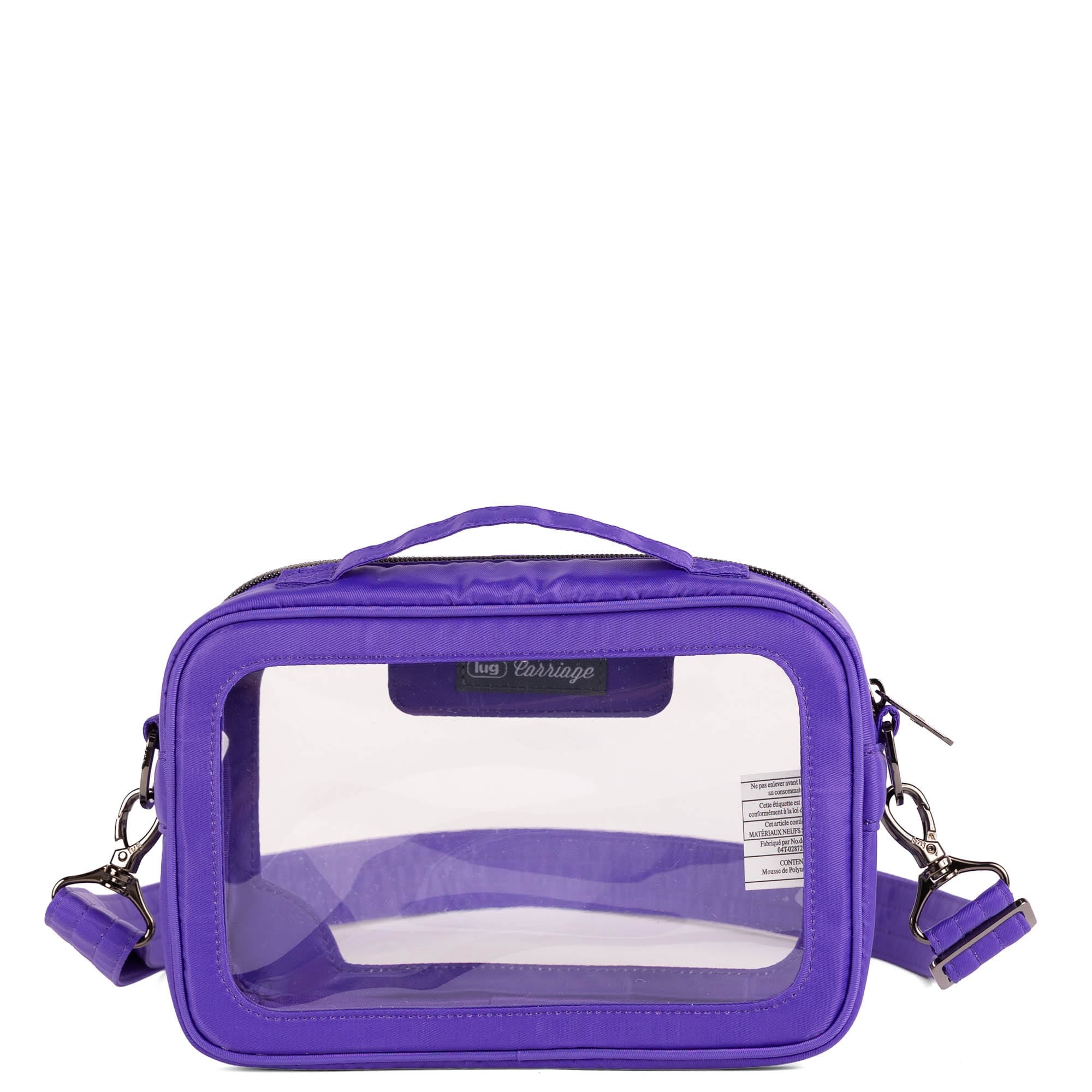 Carriage Clearview Crossbody Bag - VIOLET - 26448_CarriageClearview_Violet_Angle_04