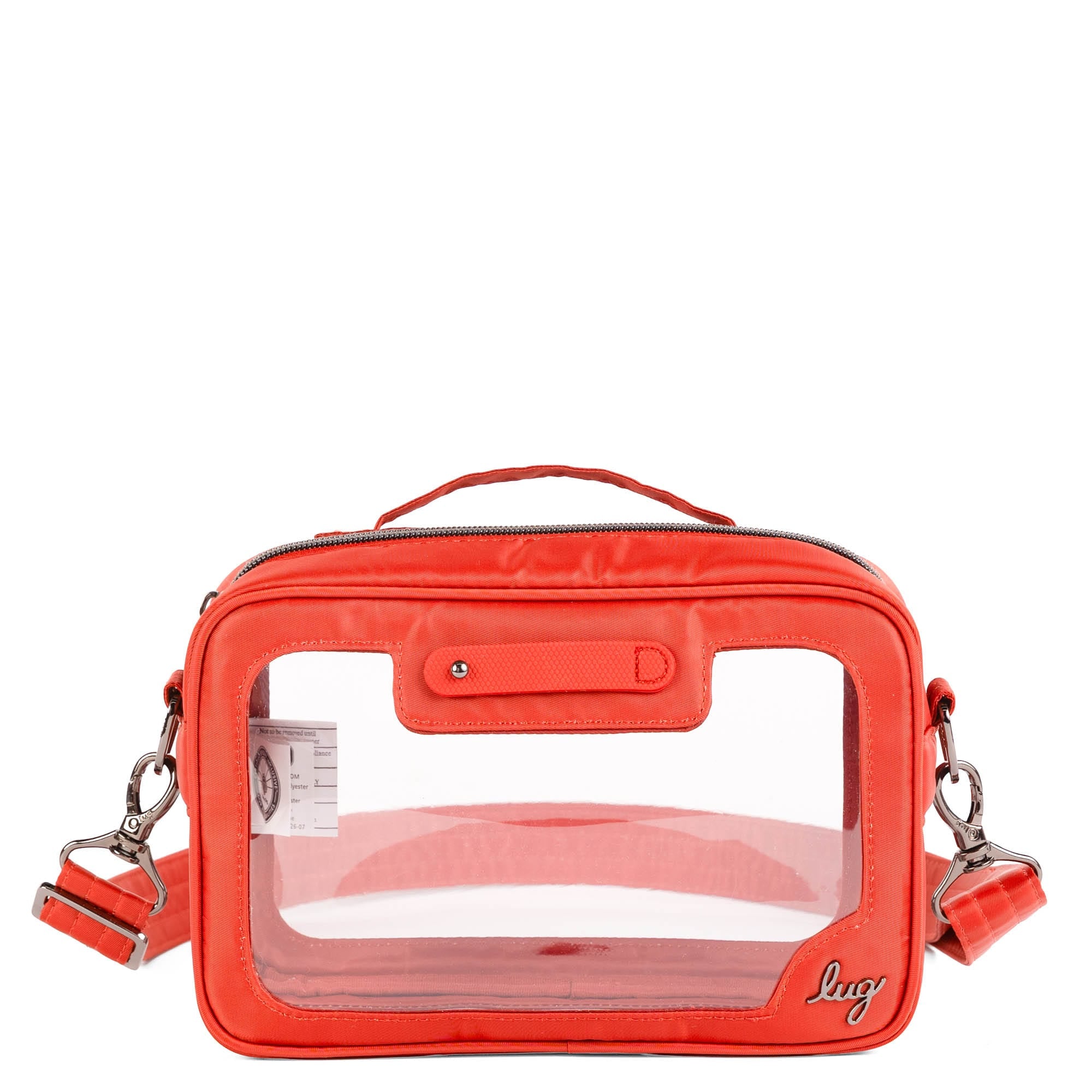 Carriage Clearview Crossbody Bag - SPICE ORANGE - 26449_CarriageClearview_SpiceOrange_Angle_01