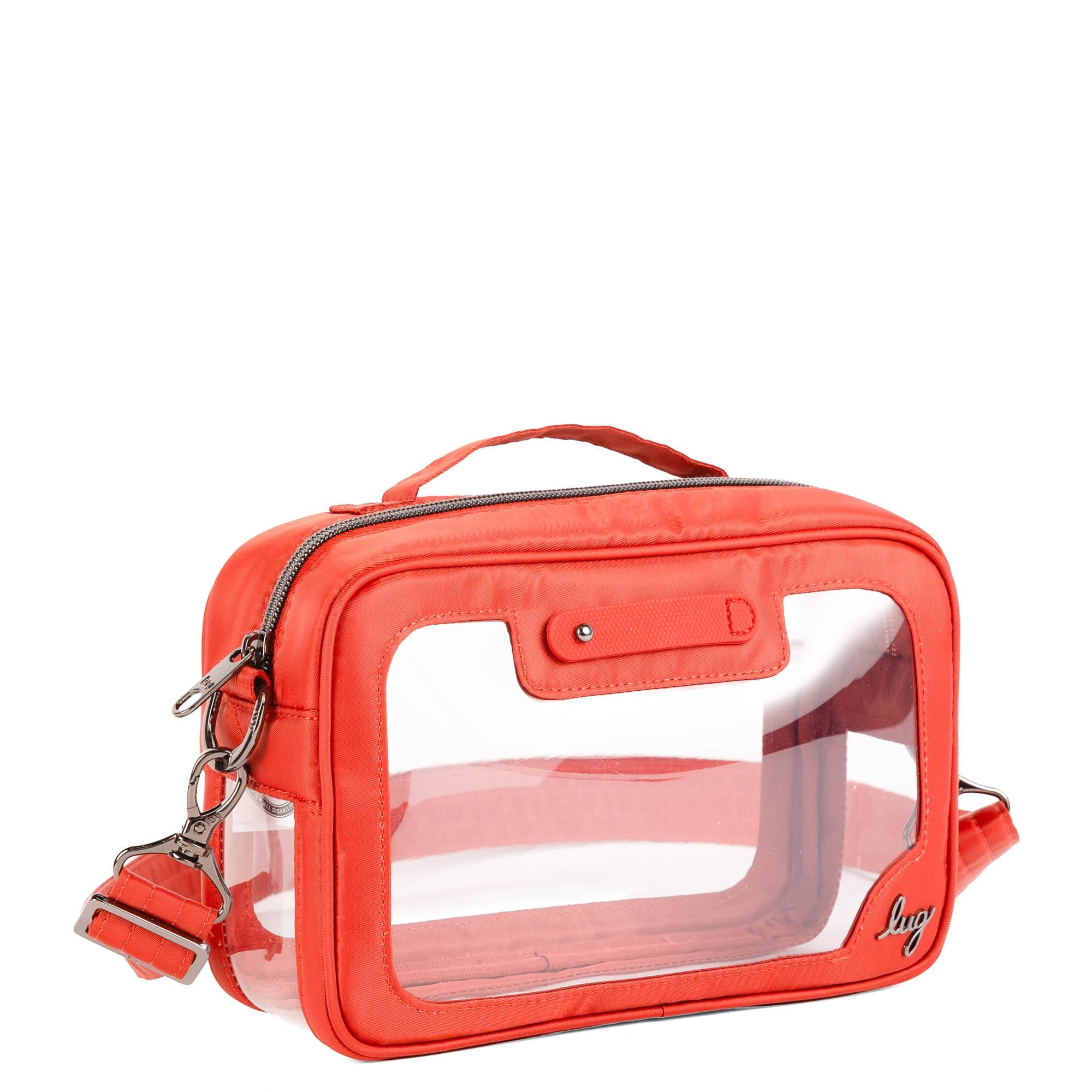 Carriage Clearview Crossbody Bag - SPICE ORANGE - 26449_CarriageClearview_SpiceOrange_Angle_02