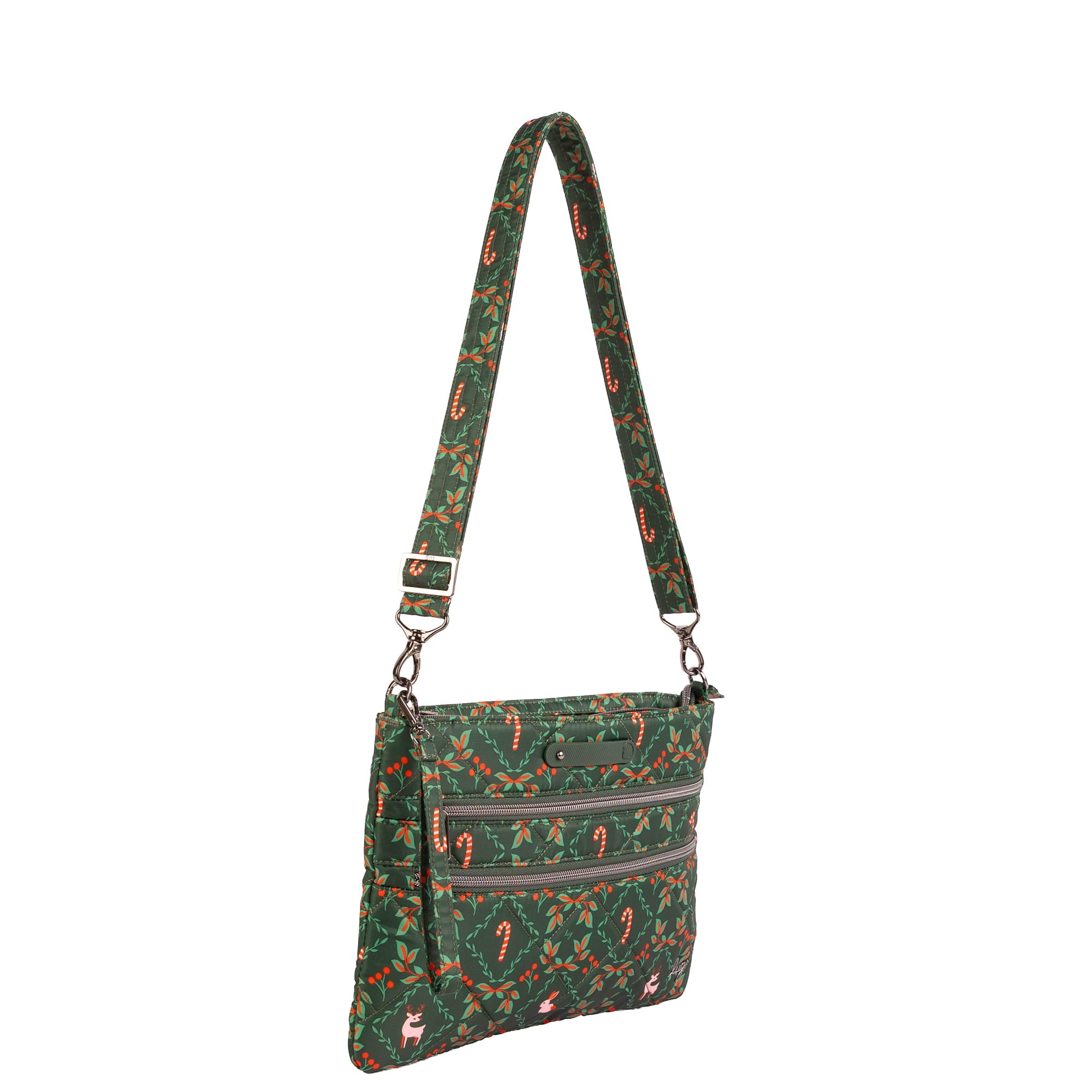 Dazzle SE Crossbody Bag with Charm Bar - HOLIDAY FOREST - 26451_DazzleSE_HolidayForest_Angle_02