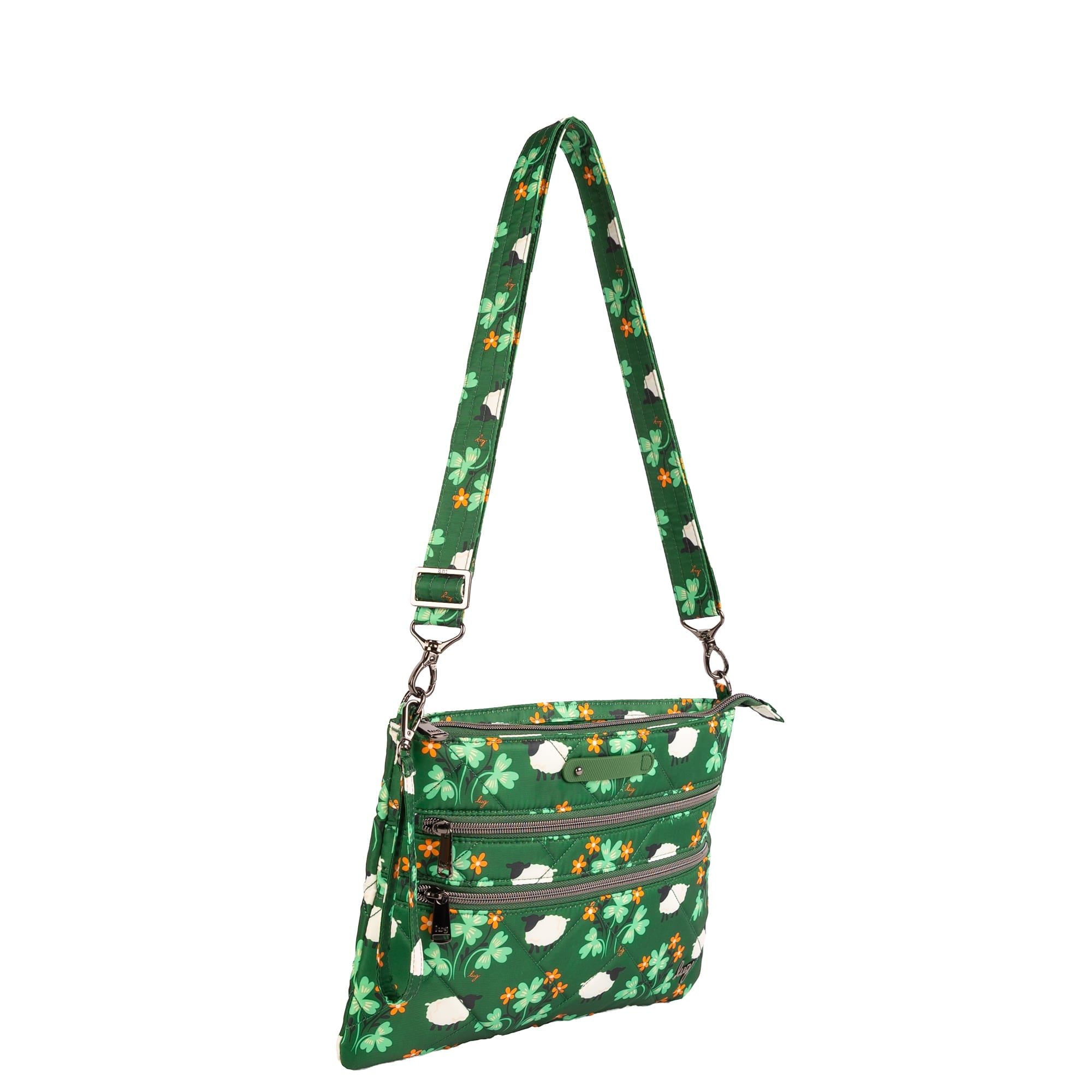 Dazzle SE Crossbody Bag with Charm Bar - VALAIS SHEEP - 26453_DazzleSE_ValaisSheep_Angle_02