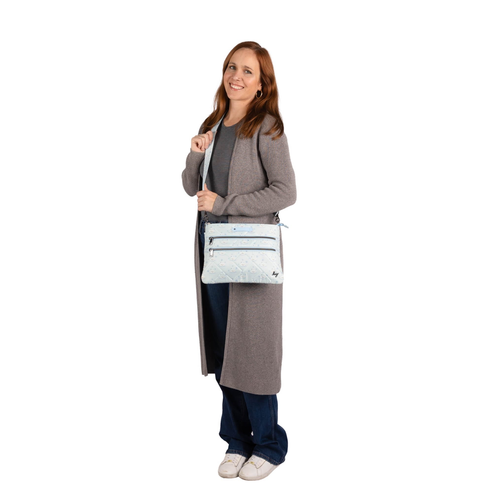 Dazzle SE Crossbody Bag with Charm Bar - - 26454_DazzleSE_SwanSonata_BagProportions_02