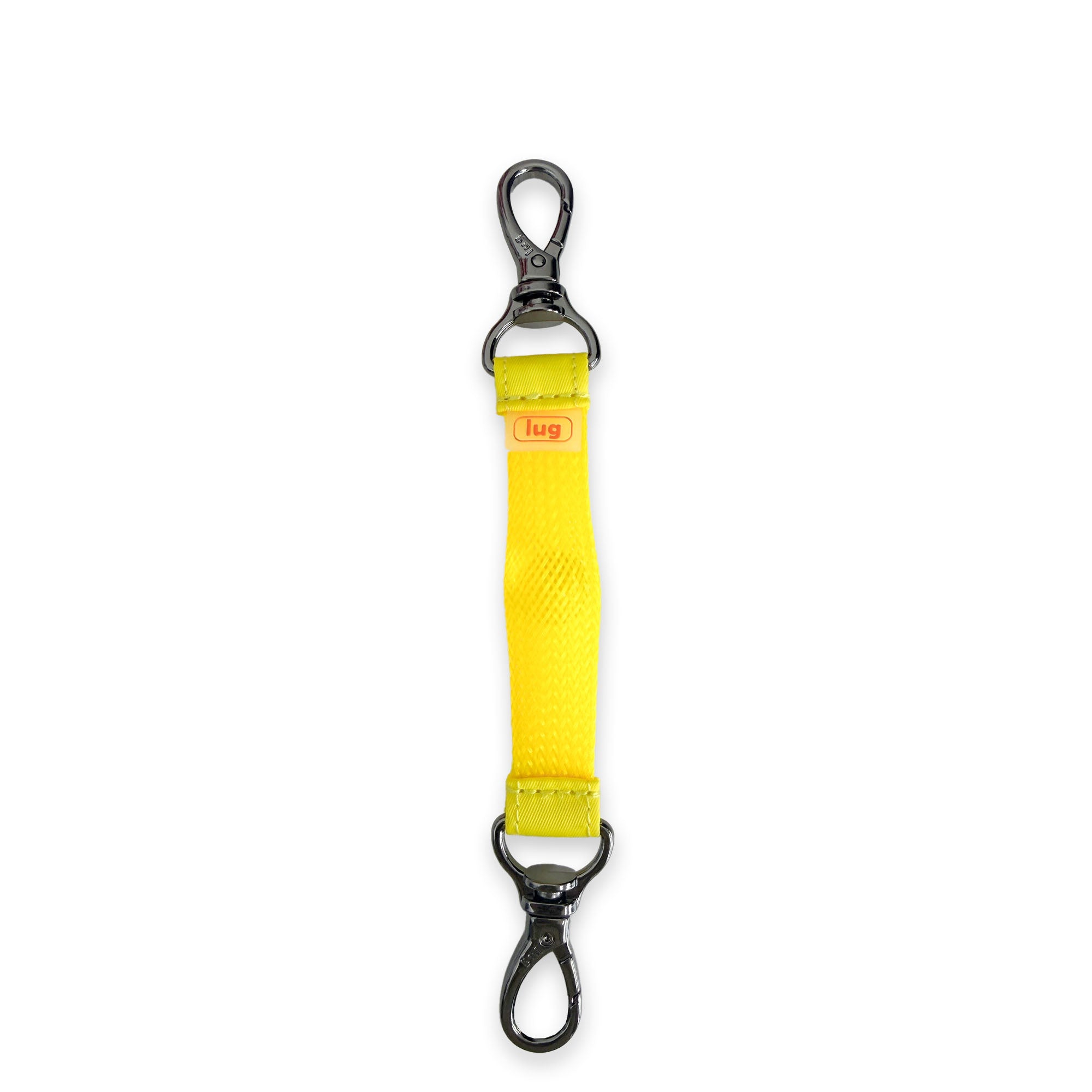 Yellow Lug KultureCity x Toggle Sensory Toy keychain accessory with toggle design, designed for sensory engagement and tactile stimulation.