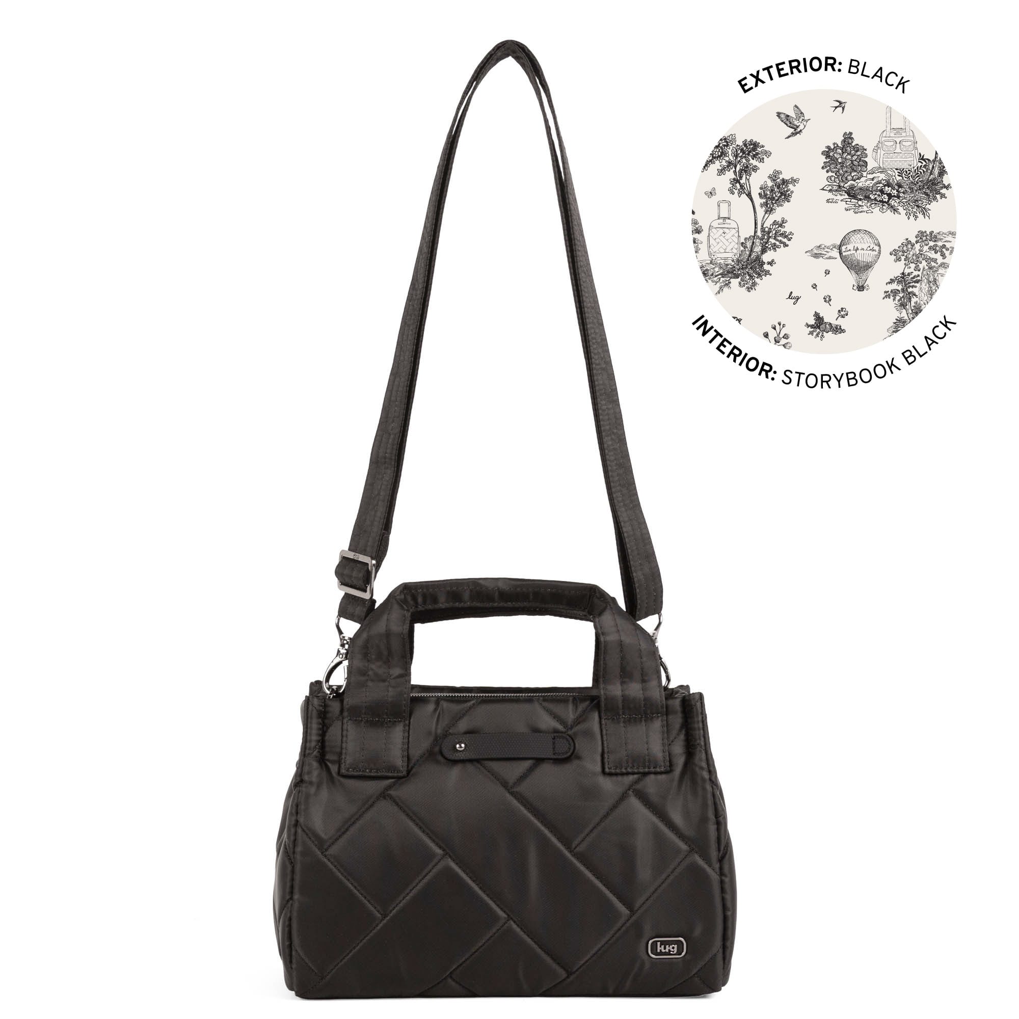 Jitterbug Crossbody Bag - BLACK - 26470_Jitterbug_Black_Angle_01
