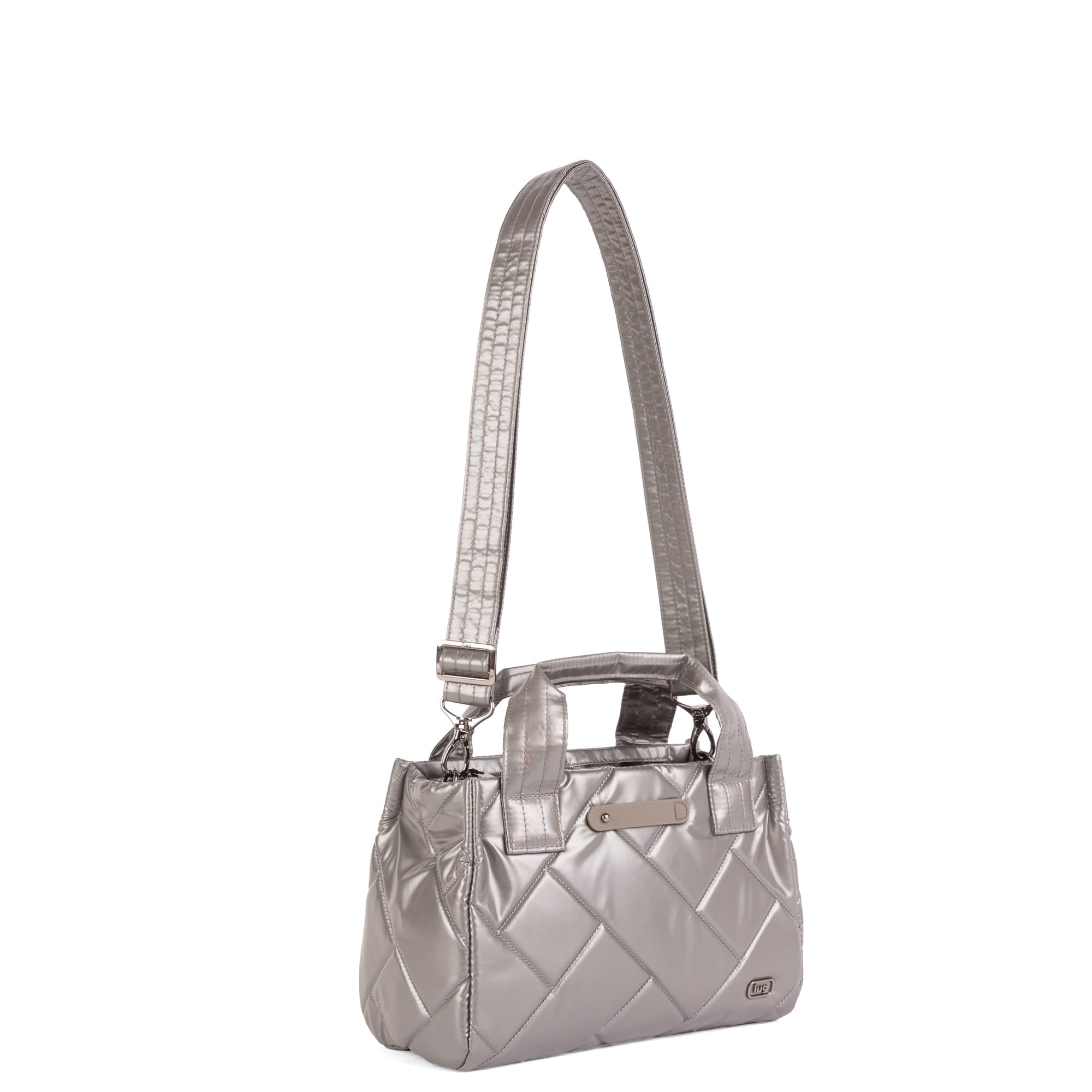 Jitterbug Crossbody Bag - METALLIC STORM GREY - 26471_Jitterbug_MetallicStormGrey_Angle_02