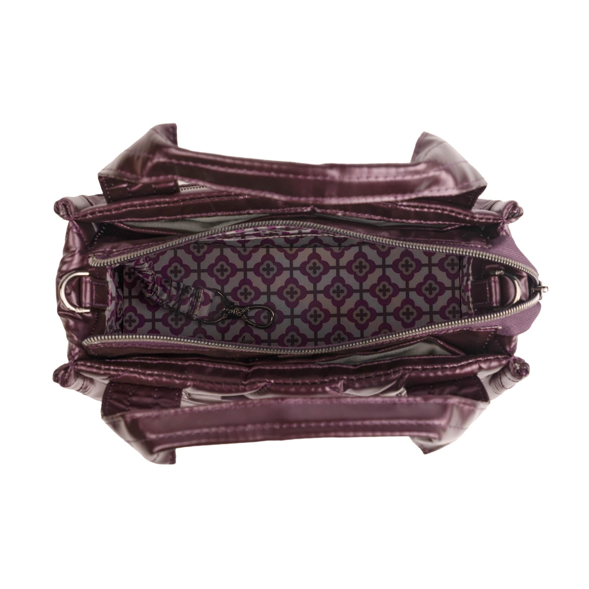 Jitterbug Crossbody Bag - METALLIC PLUM - 26472_Jitterbug_MetallicPlum_Angle_05