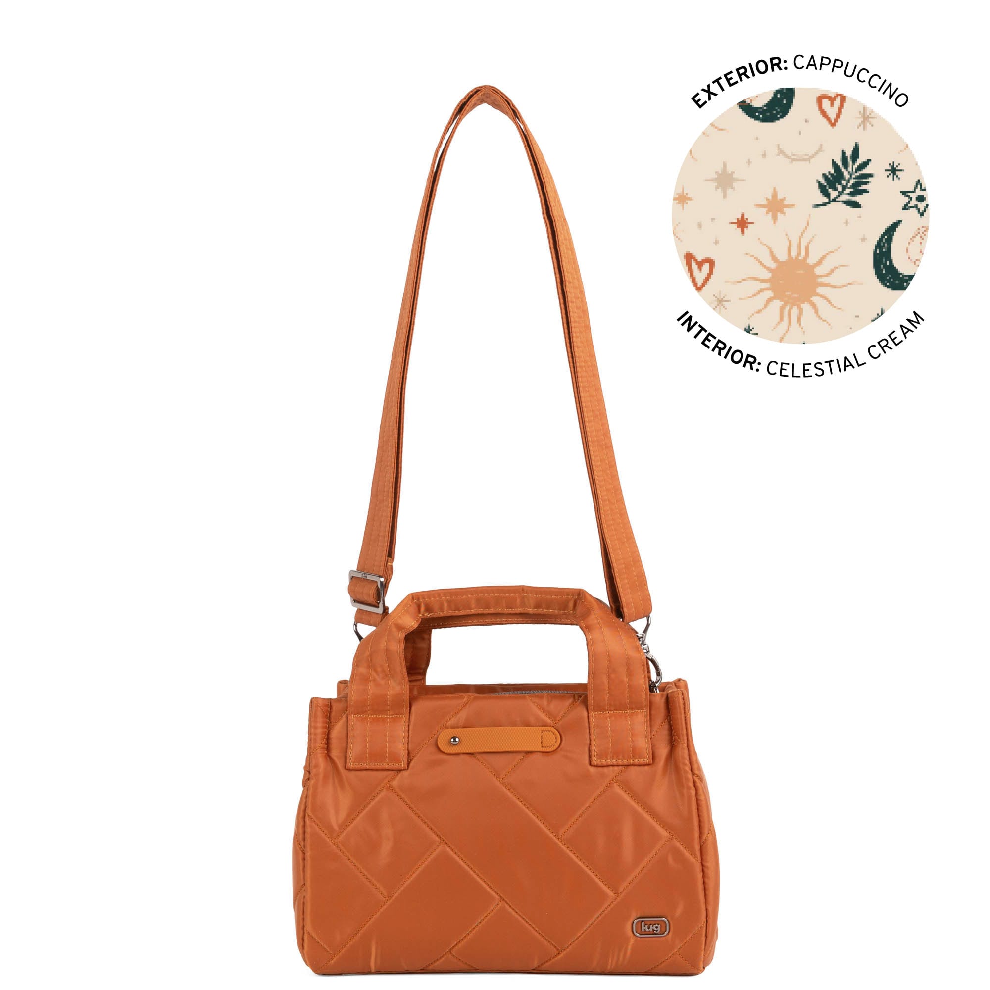 Jitterbug Crossbody Bag - CAPPUCCINO - 26473_Jitterbug_Cappuccino_Angle_01