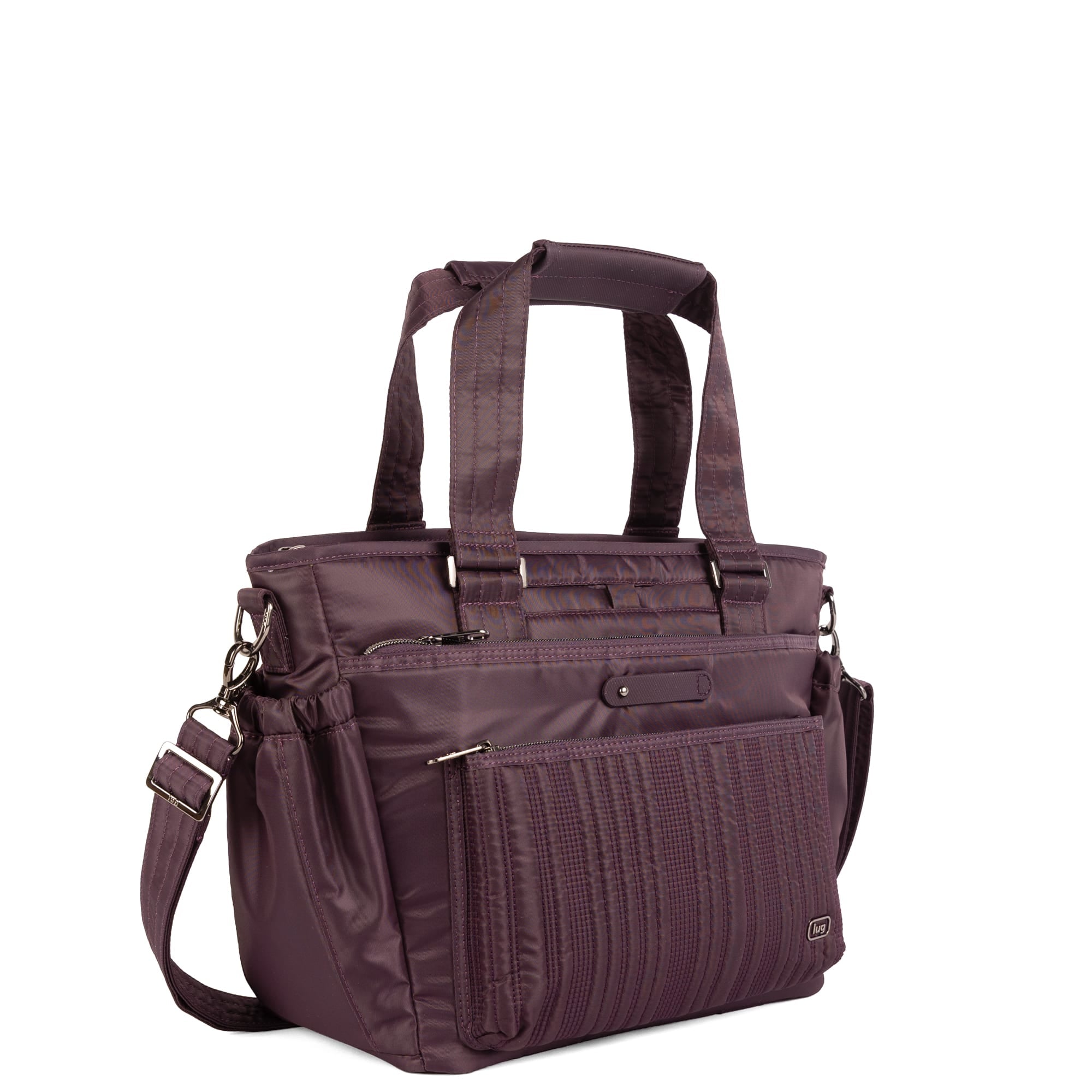 Charter SE Convertible Tote Bag - PLUM - 26481_CharterSE_Plum_Angle_02
