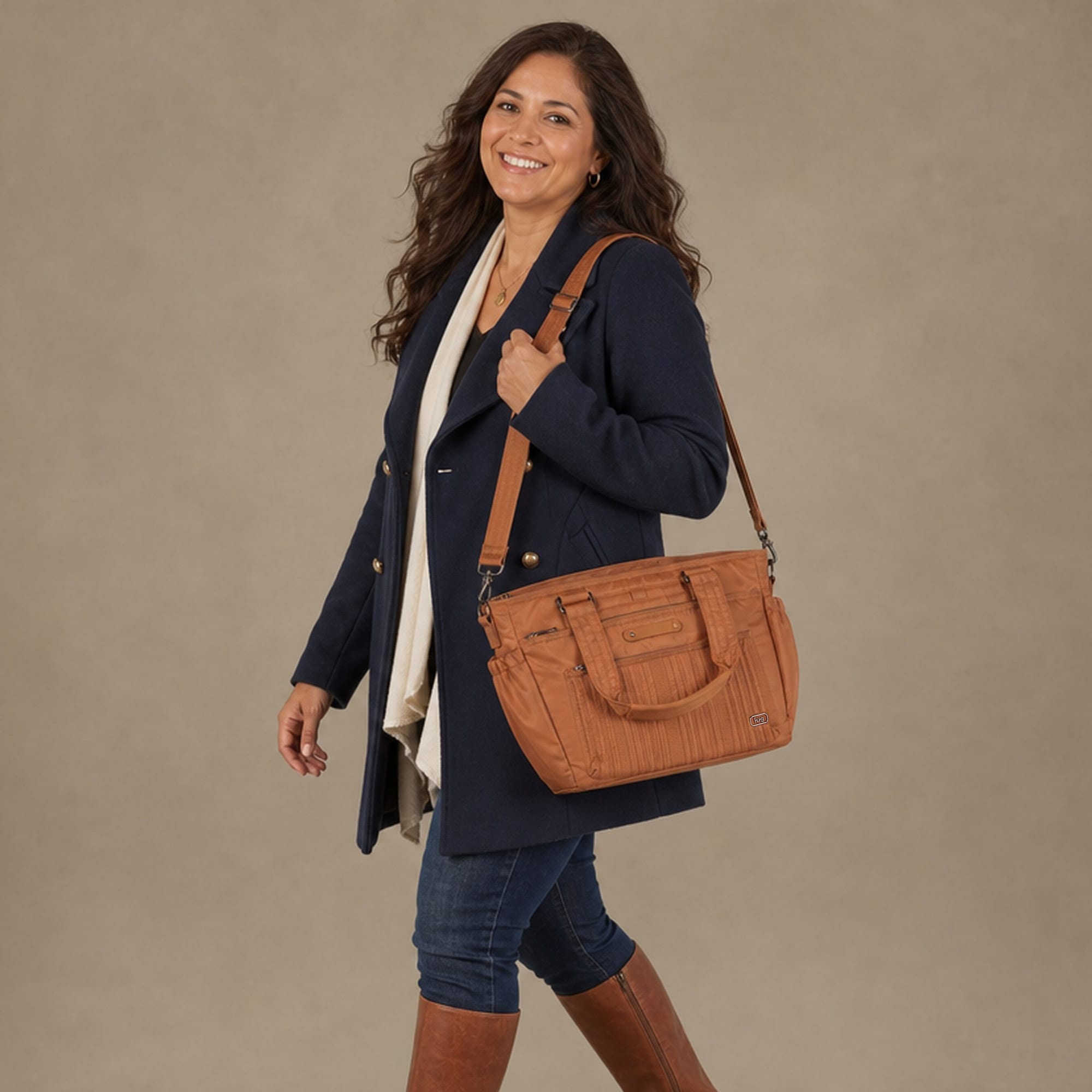 Charter SE Convertible Tote Bag - - 26482_CharterSE_Cappuccino_Hover