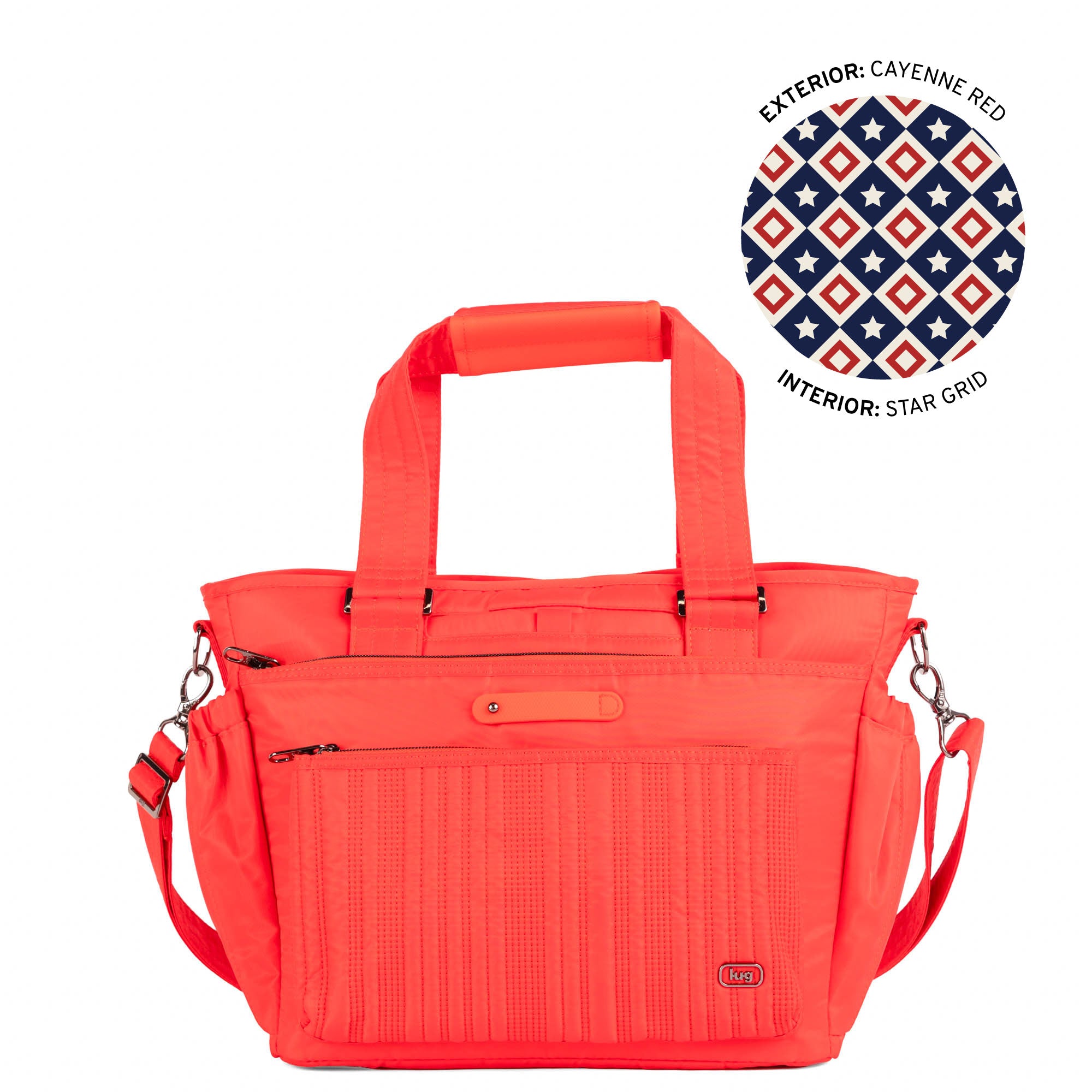 Charter SE Convertible Tote Bag - CAYENNE RED - 26484_CharterSE_CayenneRed_Angle_01