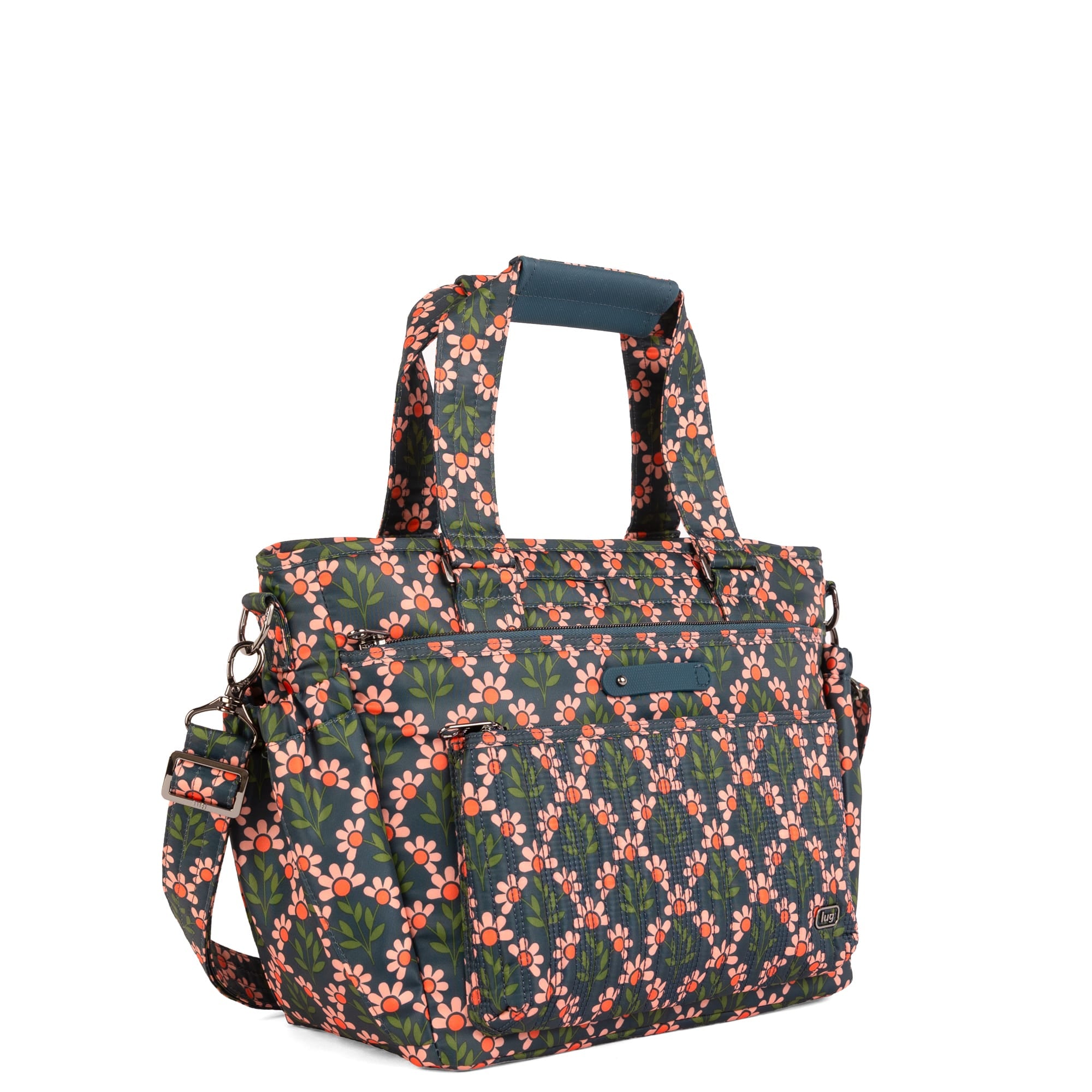 Charter SE Convertible Tote Bag - PETAL PARADE GREEN - 26486_CharterSE_PetalParadeGreen_Angle_02