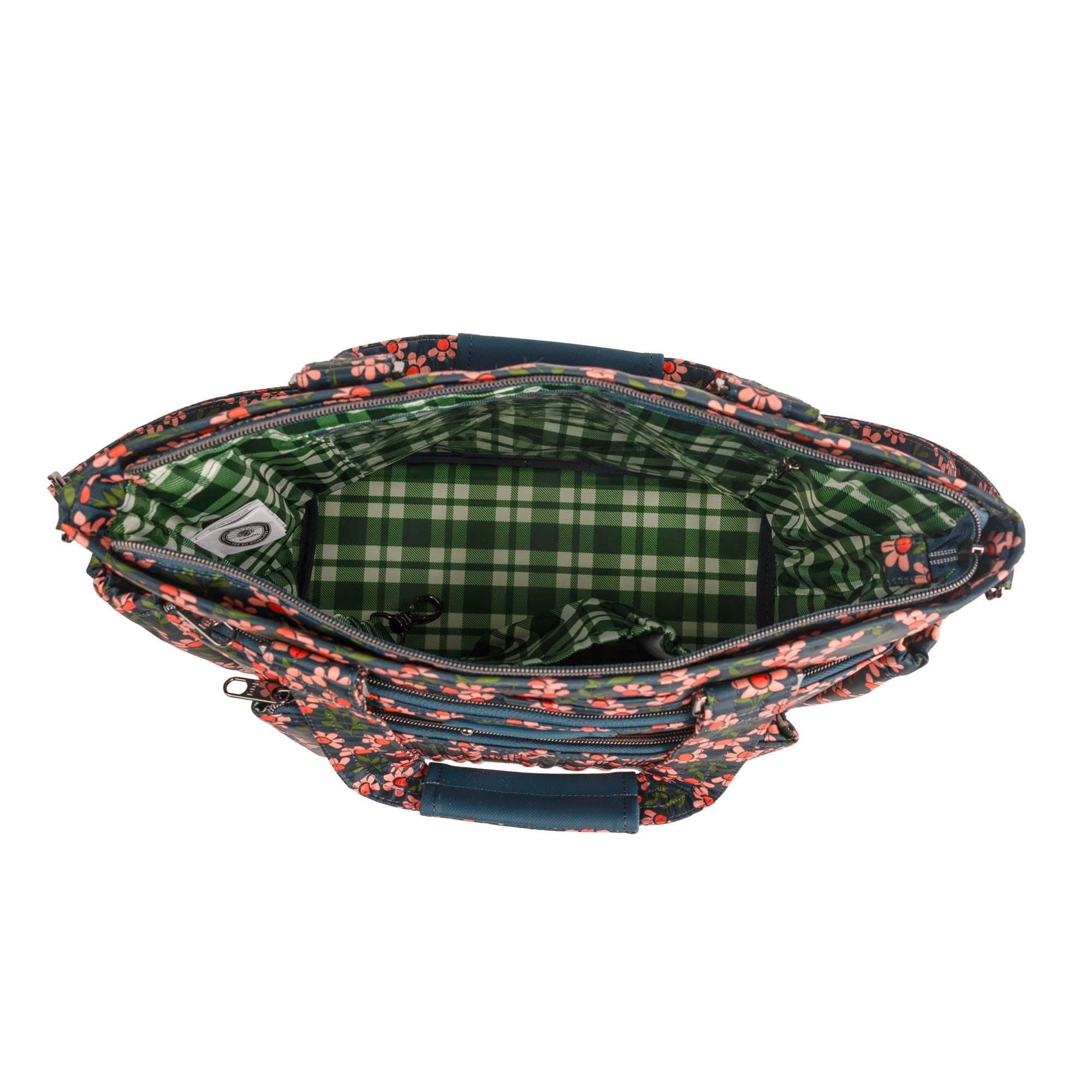 Charter SE Convertible Tote Bag - PETAL PARADE GREEN - 26486_CharterSE_PetalParadeGreen_Angle_05