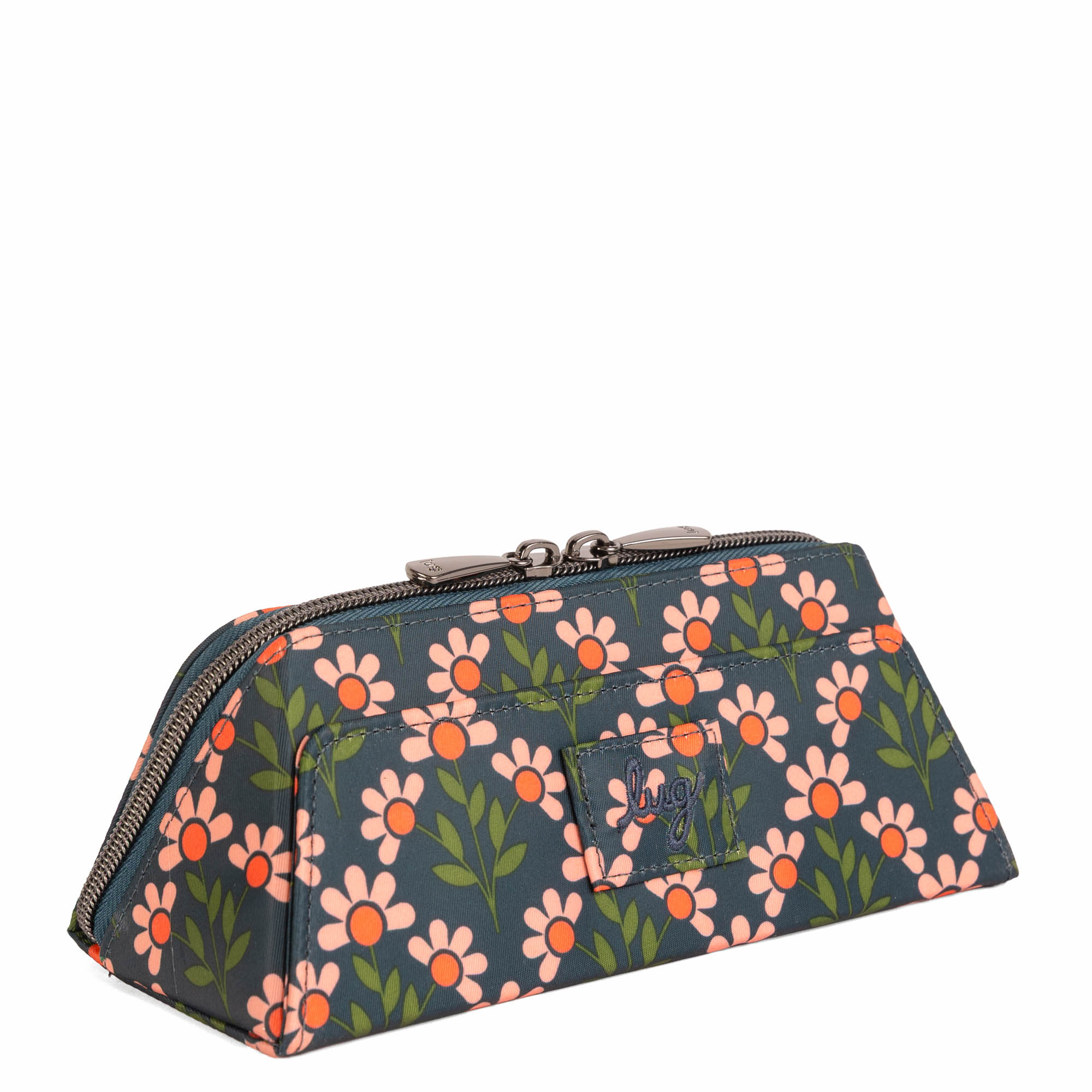 Slumber Accessory Storage Pouch - PETAL PARADE GREEN - 26496_Slumber_PetalParadeGreen_Angle_02