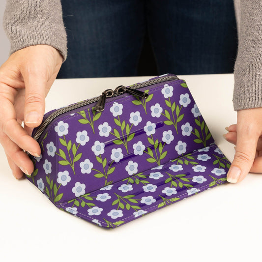 Slumber Accessory Storage Pouch - - 26497_Slumber_PrimrosePurple_Lifestyle_02
