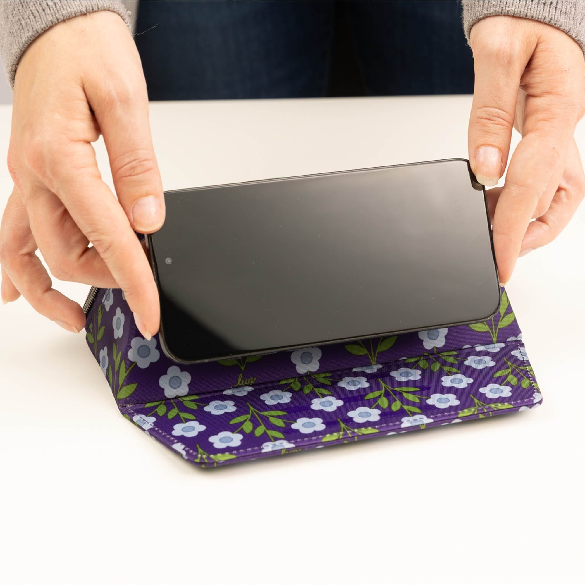 Slumber Accessory Storage Pouch - - 26497_Slumber_PrimrosePurple_Lifestyle_04