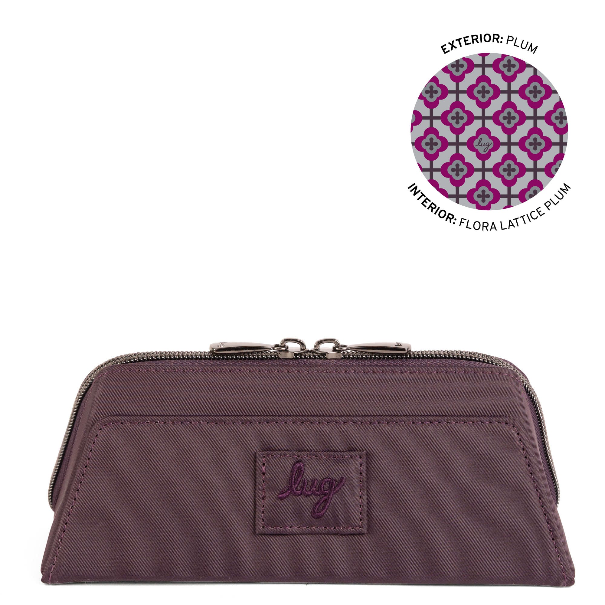 Slumber Accessory Storage Pouch - PLUM - 26500_Slumber_Plum_Angle_01