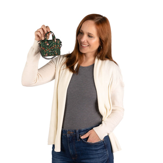 Go-Go Mini Pouch - - 26503_GoGoMini_HolidayForest_BagProportions_01