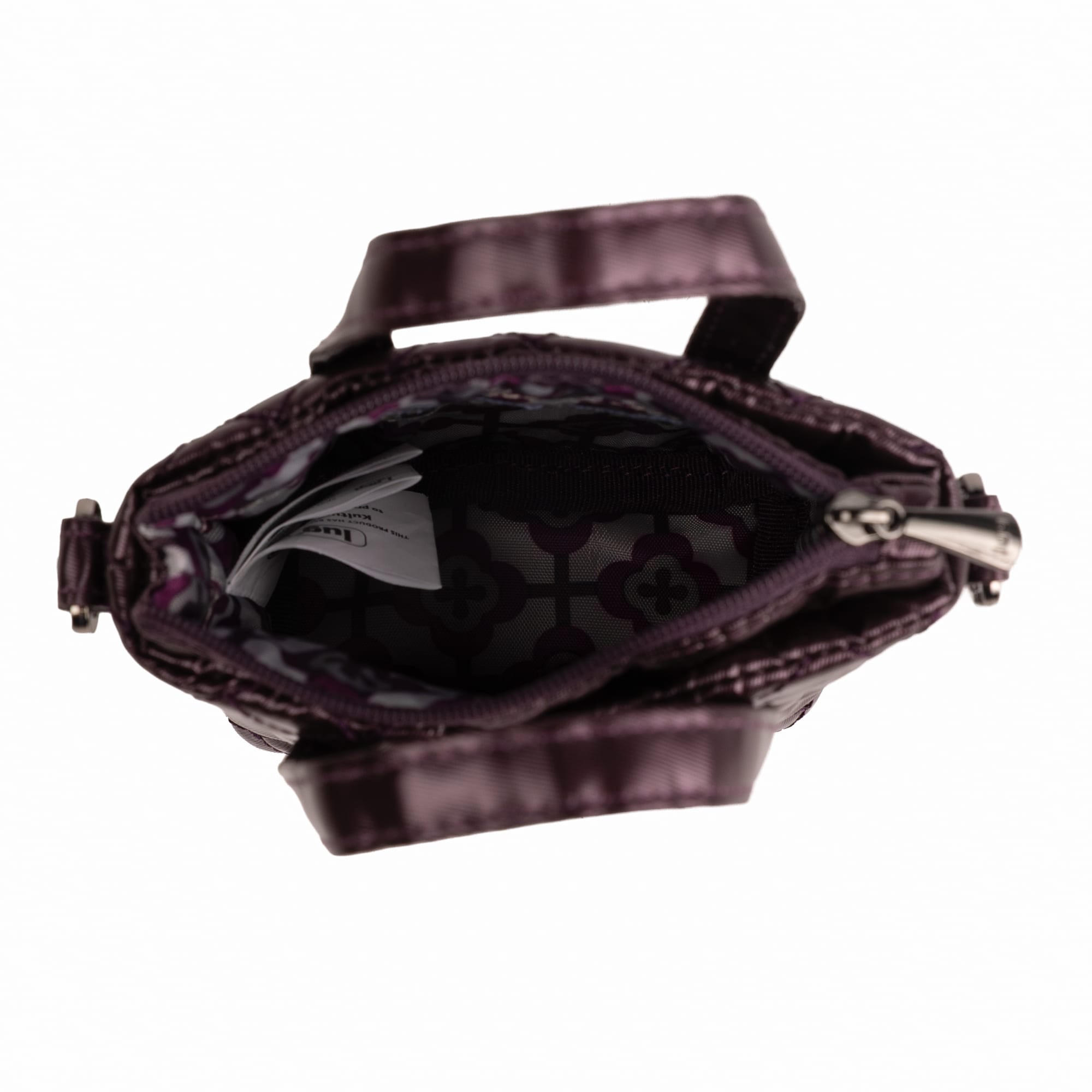 Go-Go Mini Pouch - METALLIC PLUM - 26507_GoGoMini_MetallicPlum_Angle_05