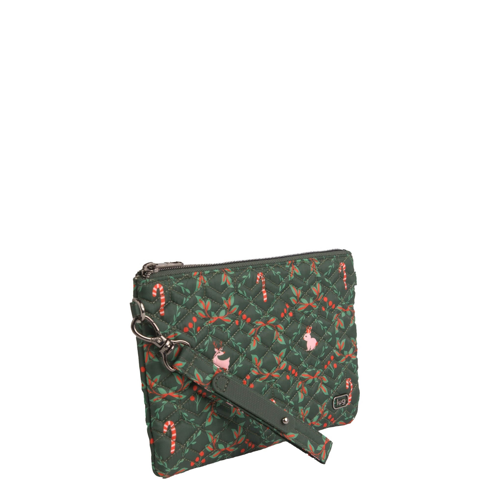 Ziplet 2 Wristlet RFID Wallet - HOLIDAY FOREST - 26514_Ziplet_HolidayForest_Angle_02