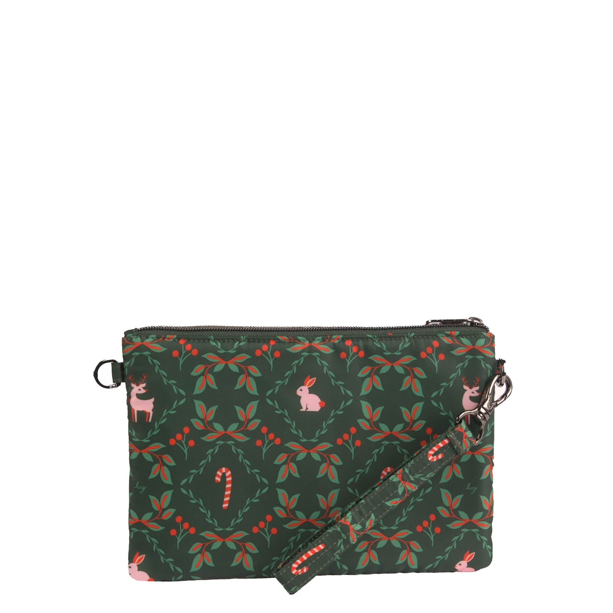 Ziplet 2 Wristlet RFID Wallet - HOLIDAY FOREST - 26514_Ziplet_HolidayForest_Angle_03