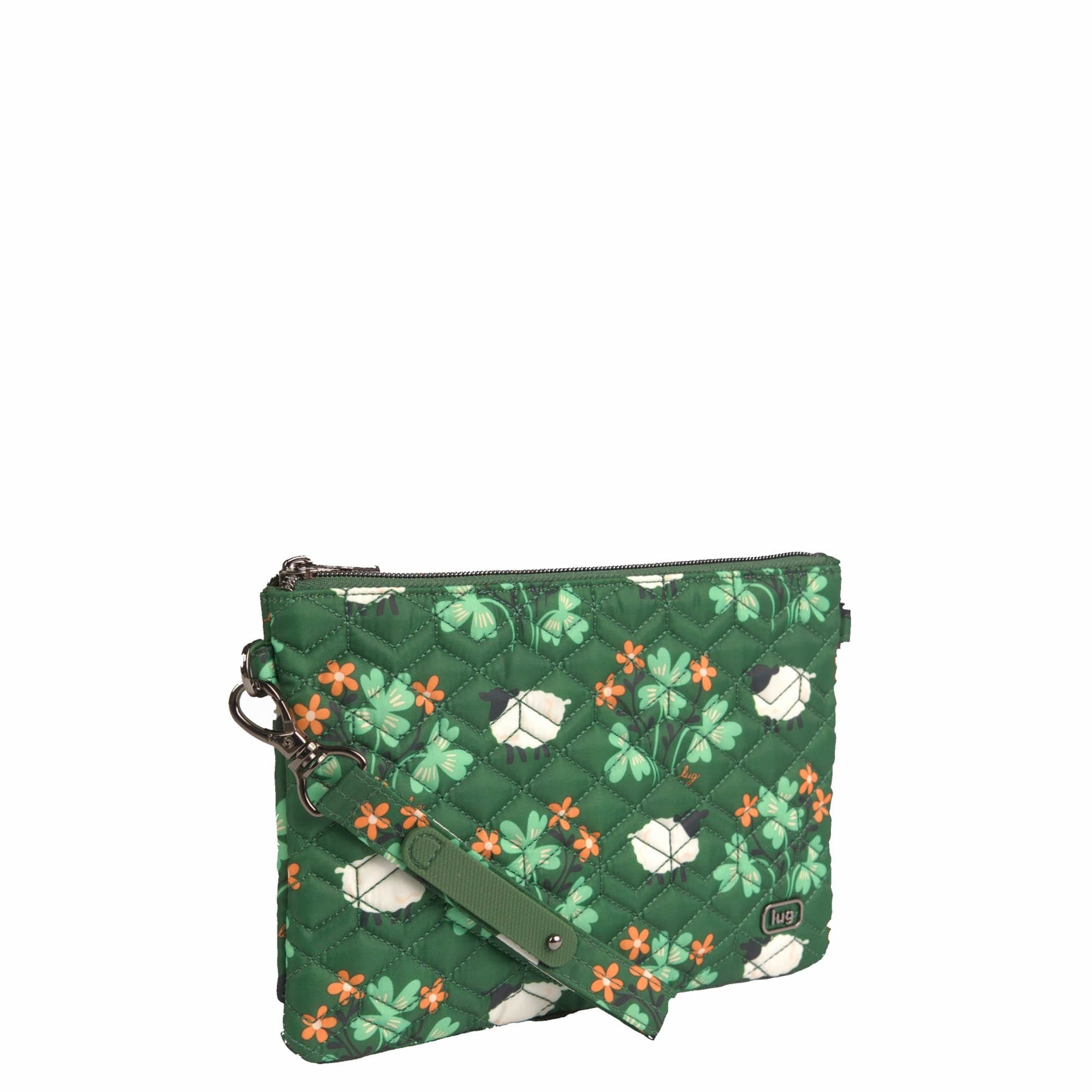 Ziplet 2 Wristlet RFID Wallet - VALAIS SHEEP - 26516_Ziplet_ValaisSheep_Angle_02