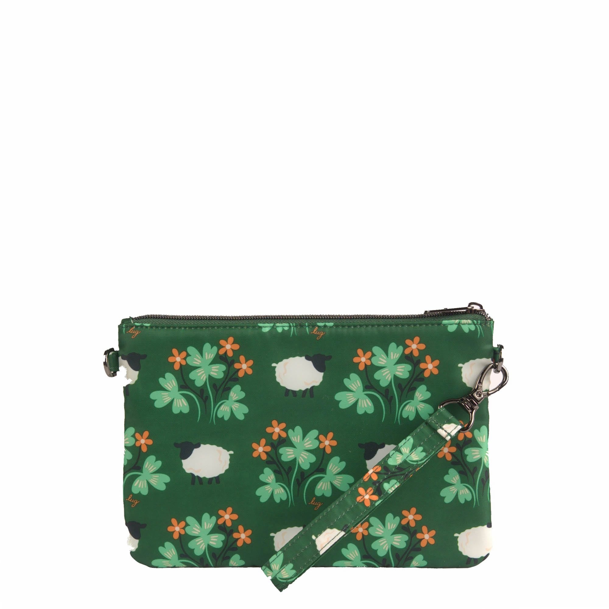 Ziplet 2 Wristlet RFID Wallet - VALAIS SHEEP - 26516_Ziplet_ValaisSheep_Angle_03