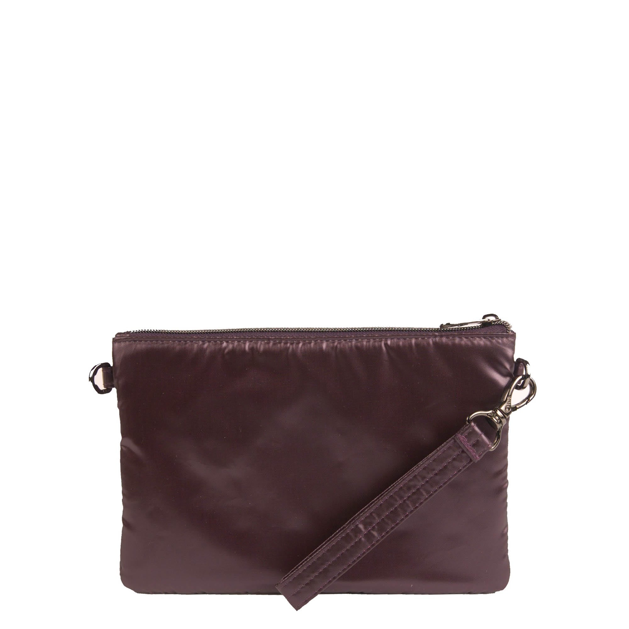 Ziplet 2 Wristlet RFID Wallet - METALLIC PLUM - 26518_Ziplet_MetallicPlum_Angle_03