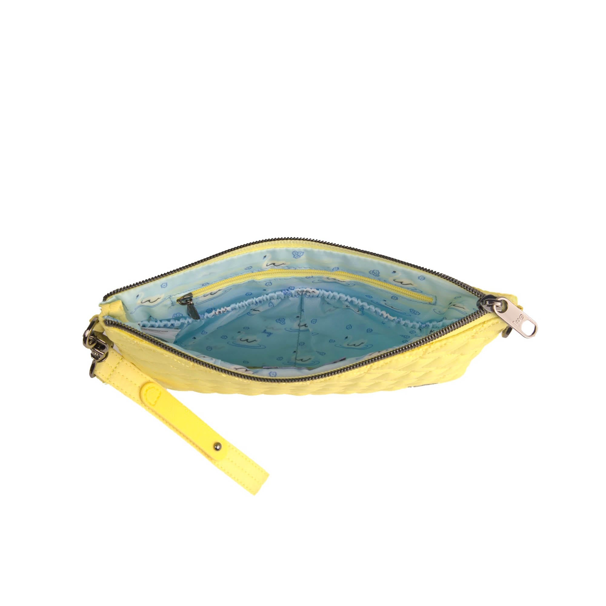 Ziplet 2 Wristlet RFID Wallet - BUTTERCUP YELLOW - 26519_Ziplet_ButtercupYellow_Angle_04