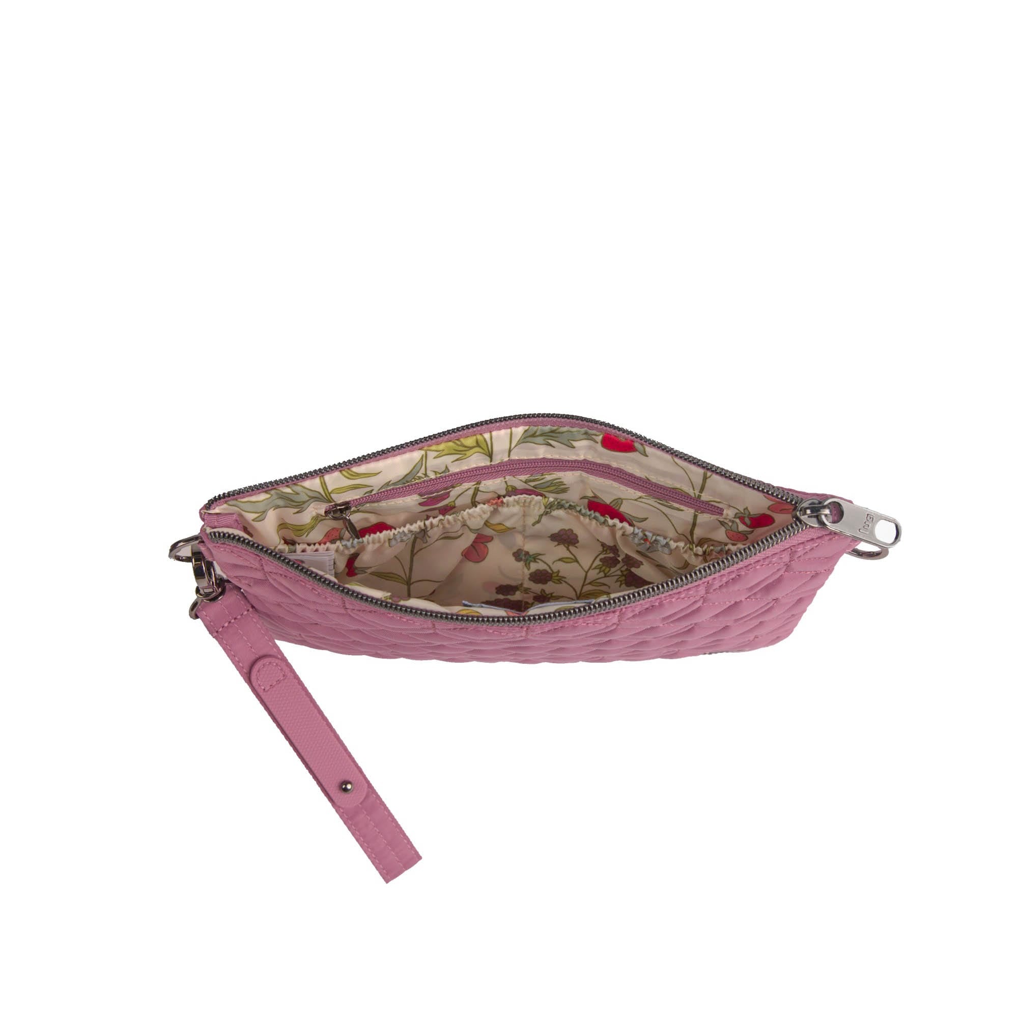 Ziplet 2 Wristlet RFID Wallet - MOONBERRY - 26521_Ziplet_Moonberry_Angle_04