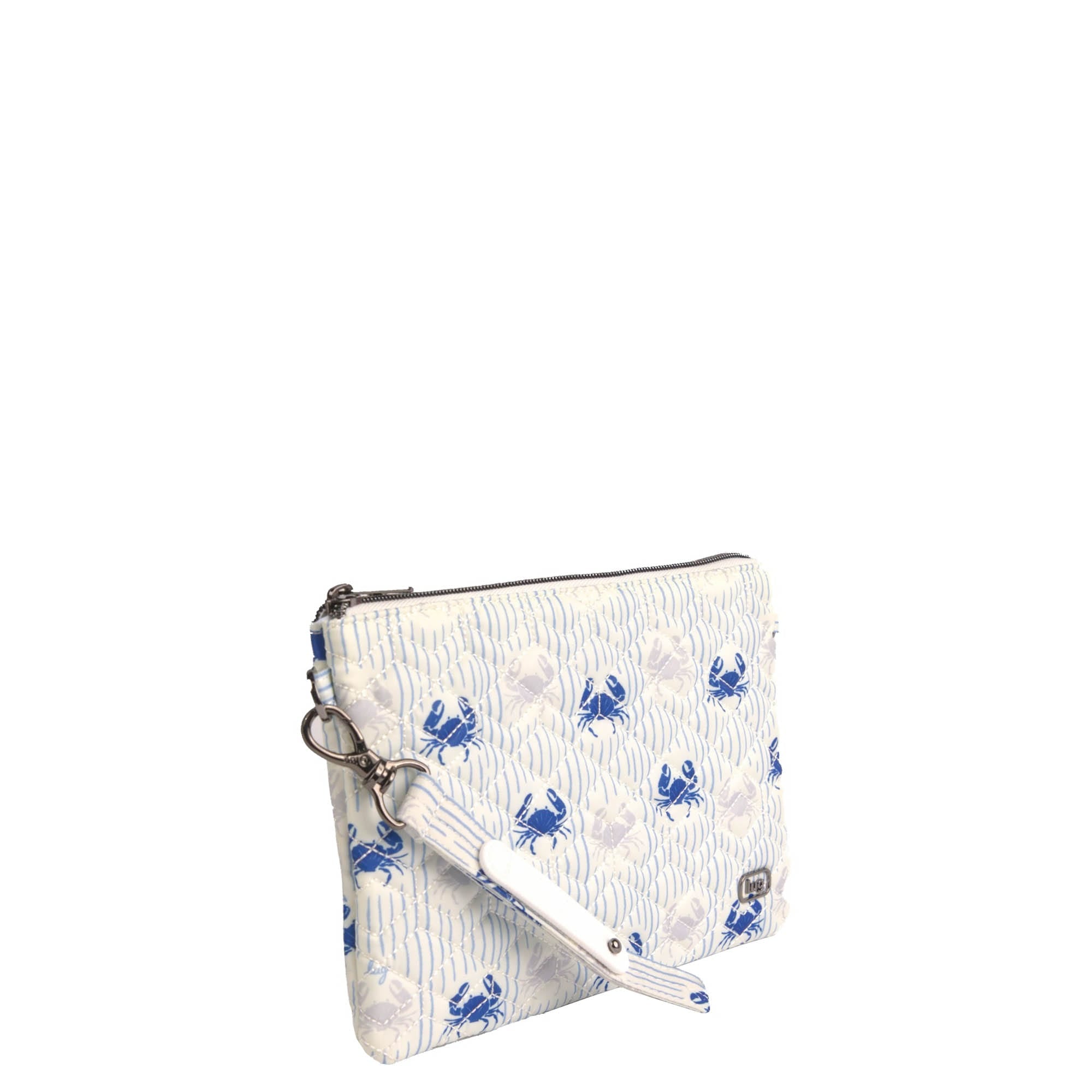 Ziplet 2 Wristlet RFID Wallet - COASTAL CLAWS - 26522_Ziplet_CoastalClaws_Angle_02