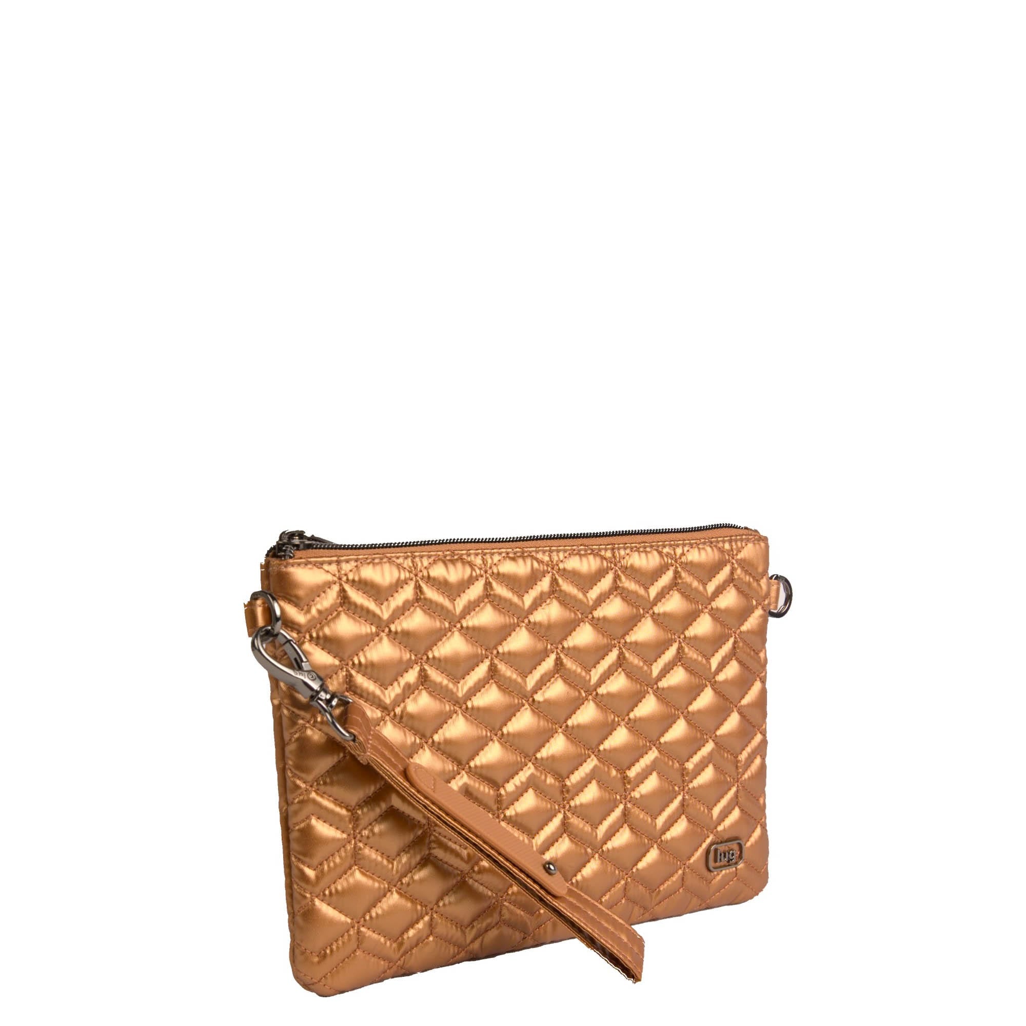 Ziplet 2 Wristlet RFID Wallet - METALLIC CHAI - 26524_Ziplet_MetallicChai_Angle_02