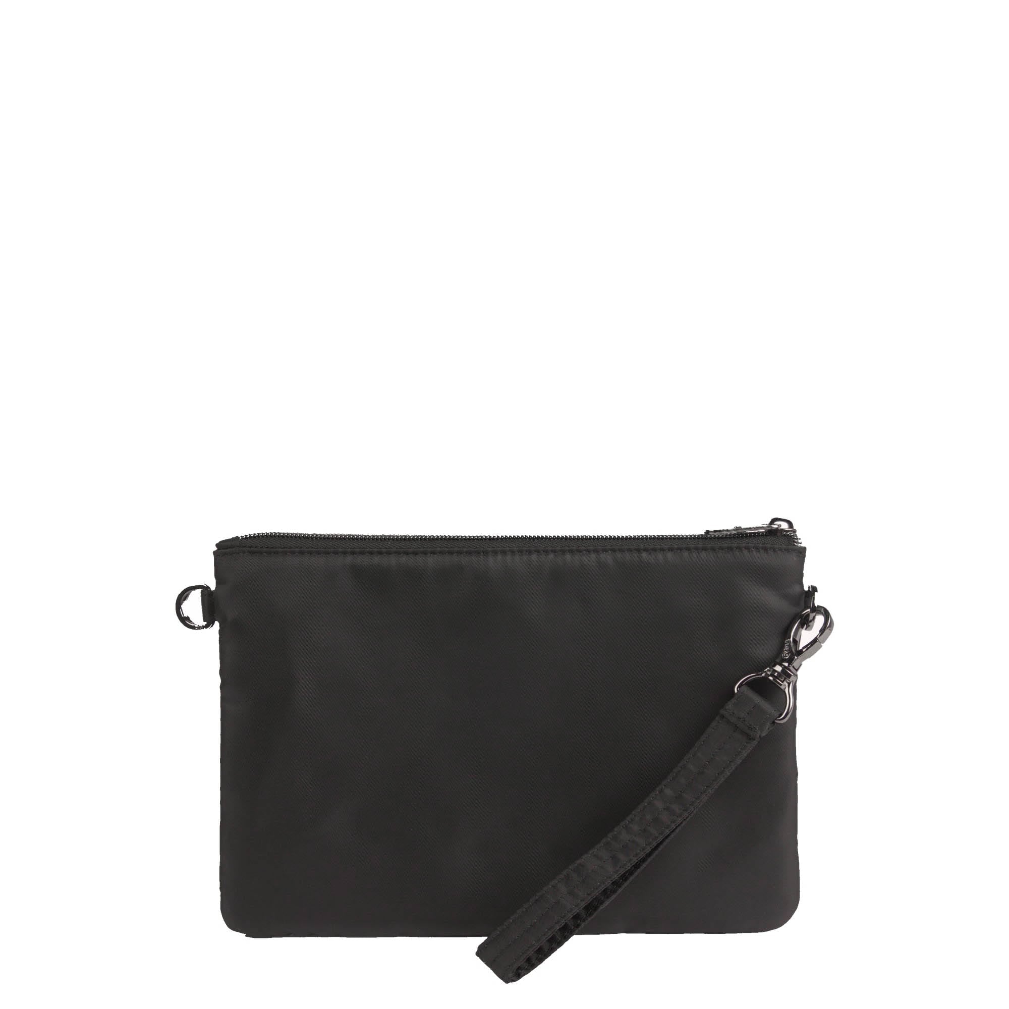 Ziplet 2 Wristlet RFID Wallet - BLACK - 26526_Ziplet_Black_Angle_03
