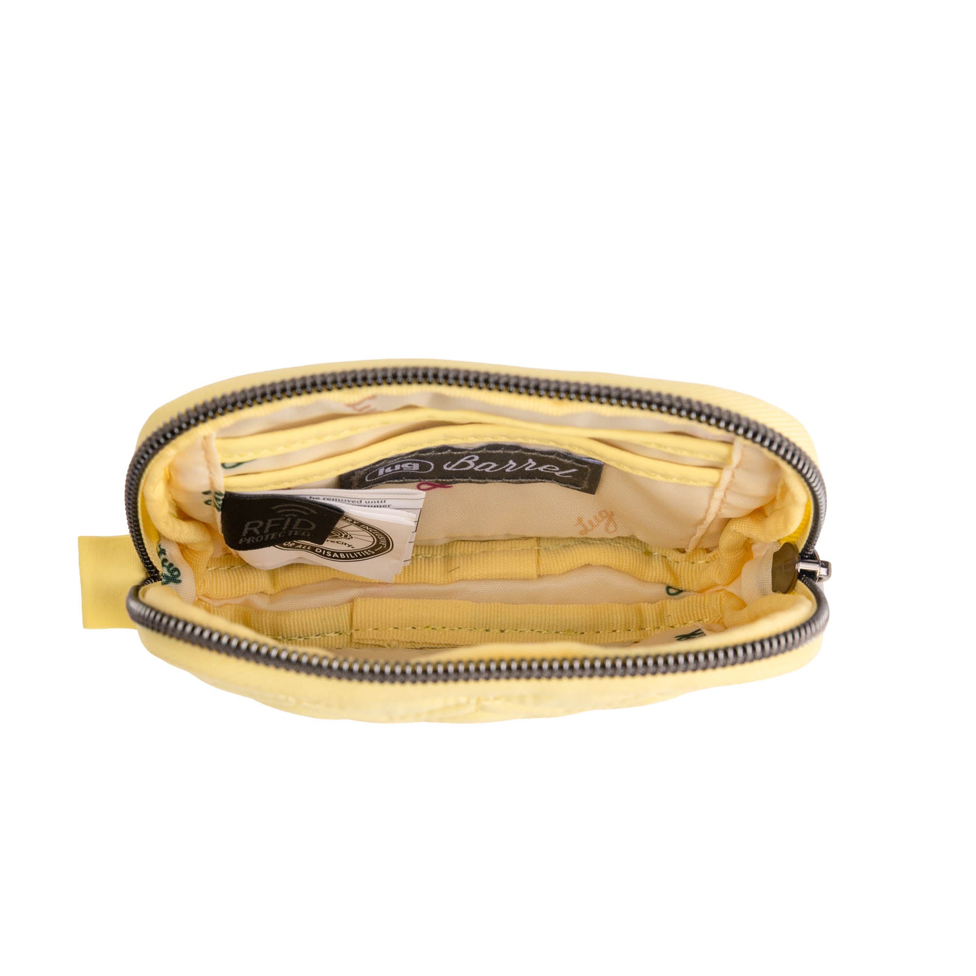 Barrel CloudGo Zip Wallet - BUTTERCUP YELLOW - 26530_BarrelCloudGo_ButtercupYellow_Angle_04