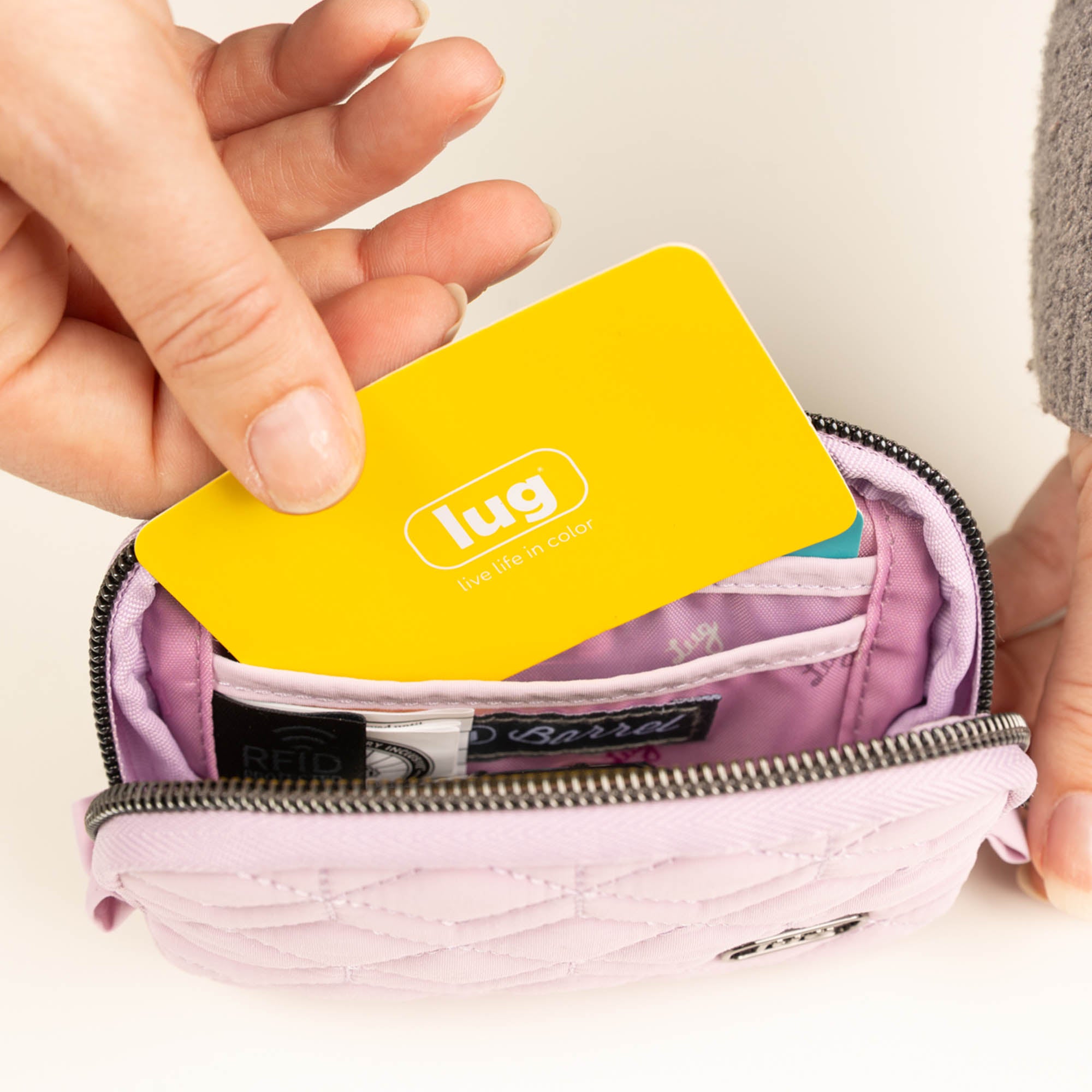 Barrel CloudGo Zip Wallet - - 26533_BarrelCloudGo_Sugarplum_Lifestyle_02