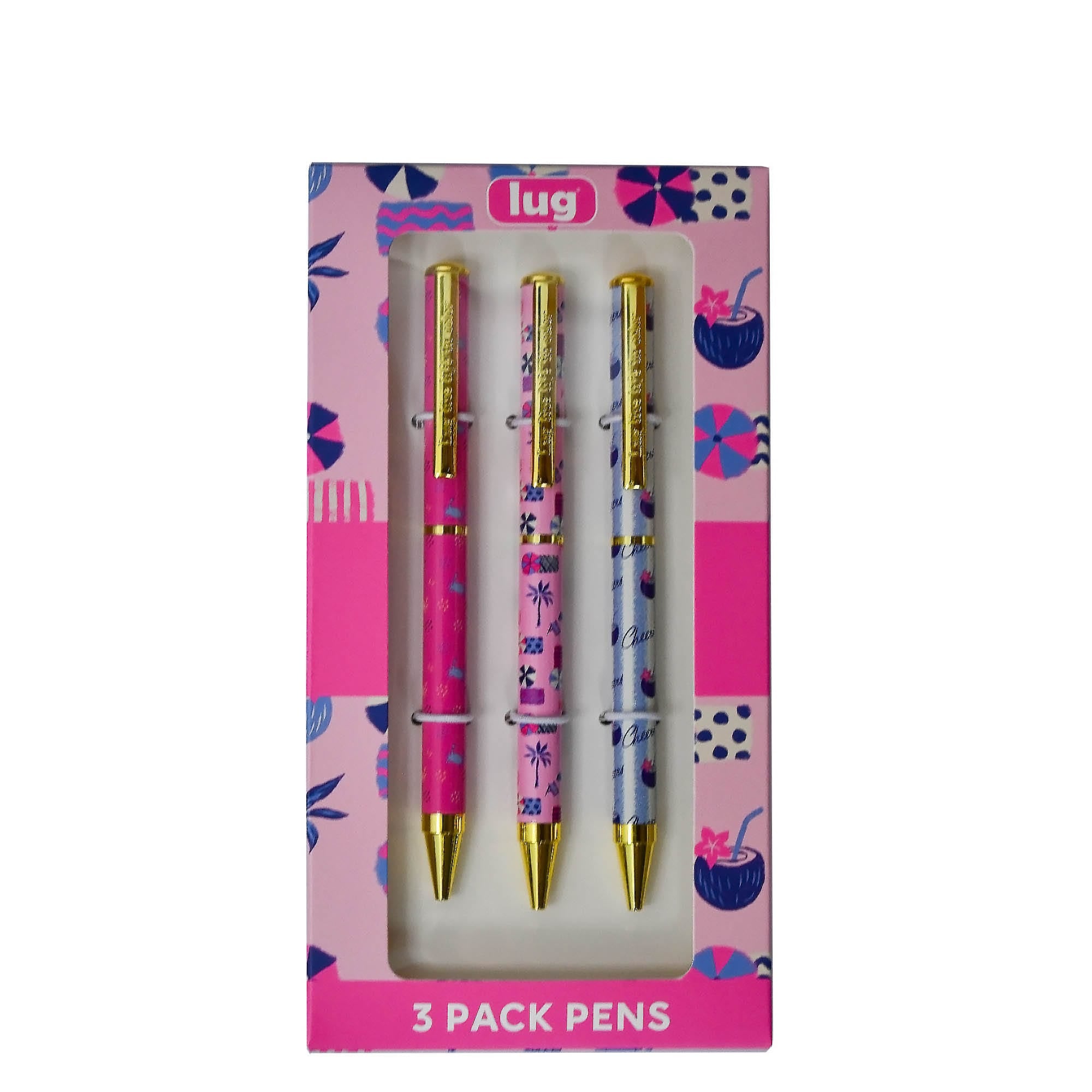 Lug Pens 3pk - Scribble