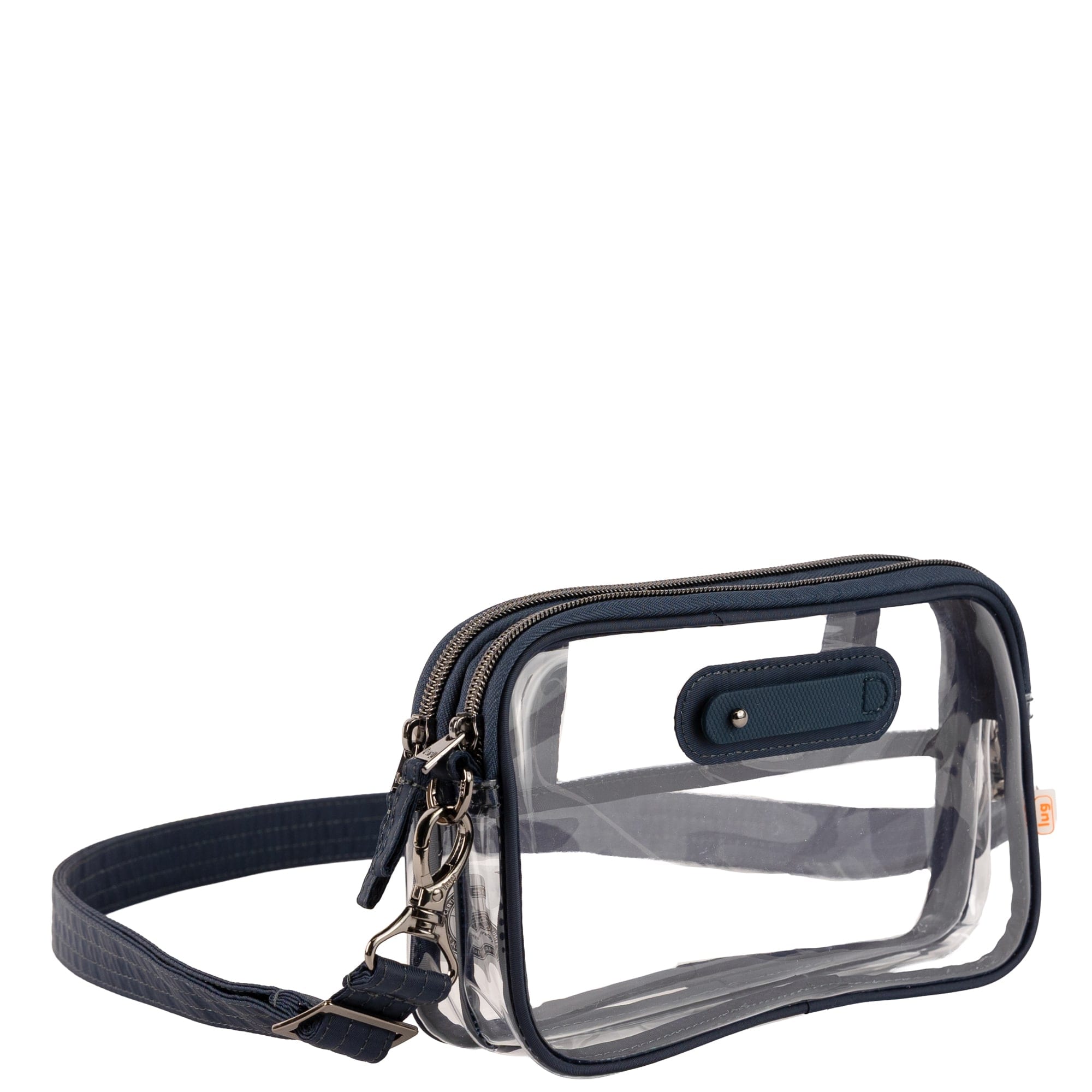 Coupe XL 2 Clearview Crossbody Bag - INDIGO - 26617_CoupeXL2Clearview_Indigo_Angle_02