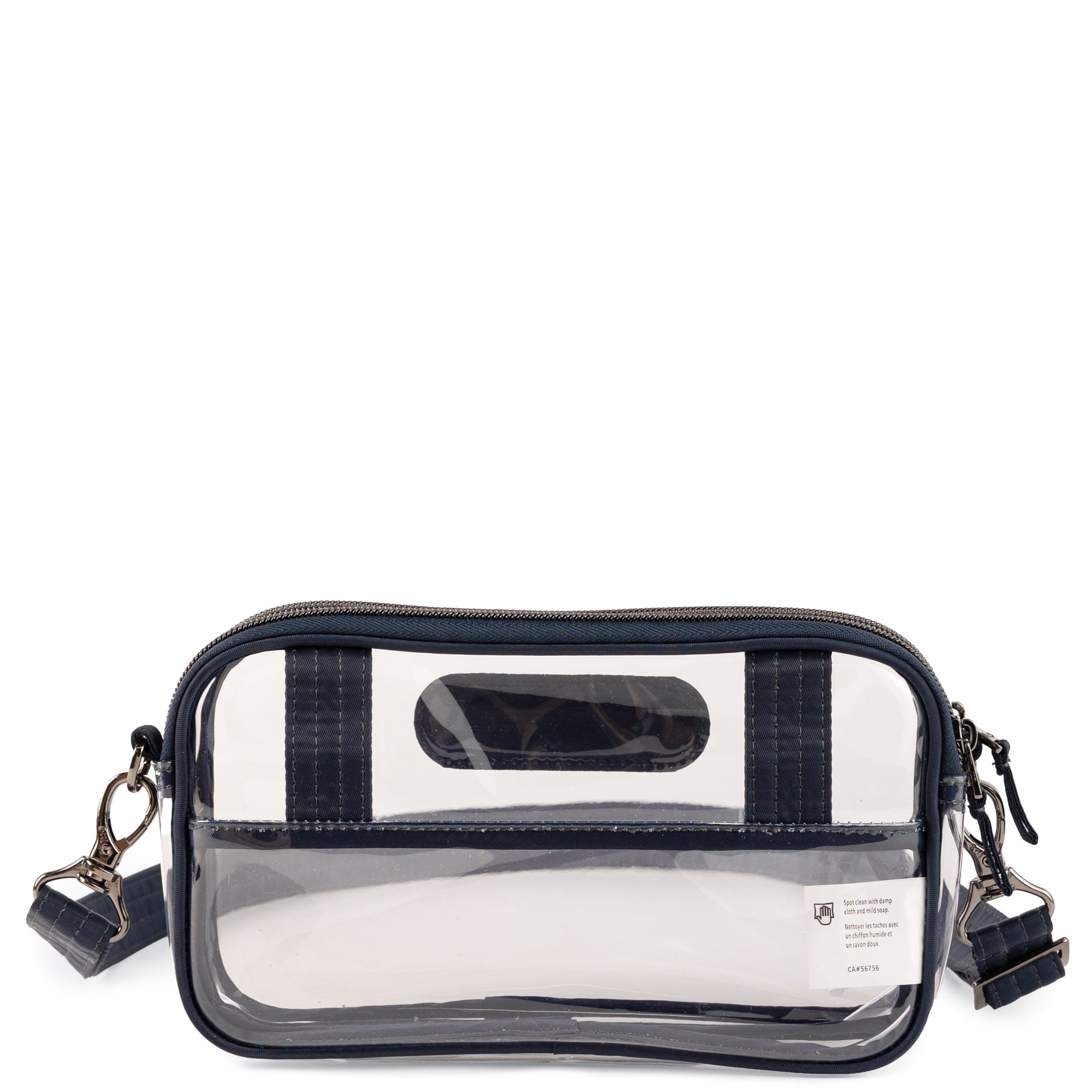 Coupe XL 2 Clearview Crossbody Bag - INDIGO - 26617_CoupeXL2Clearview_Indigo_Angle_04