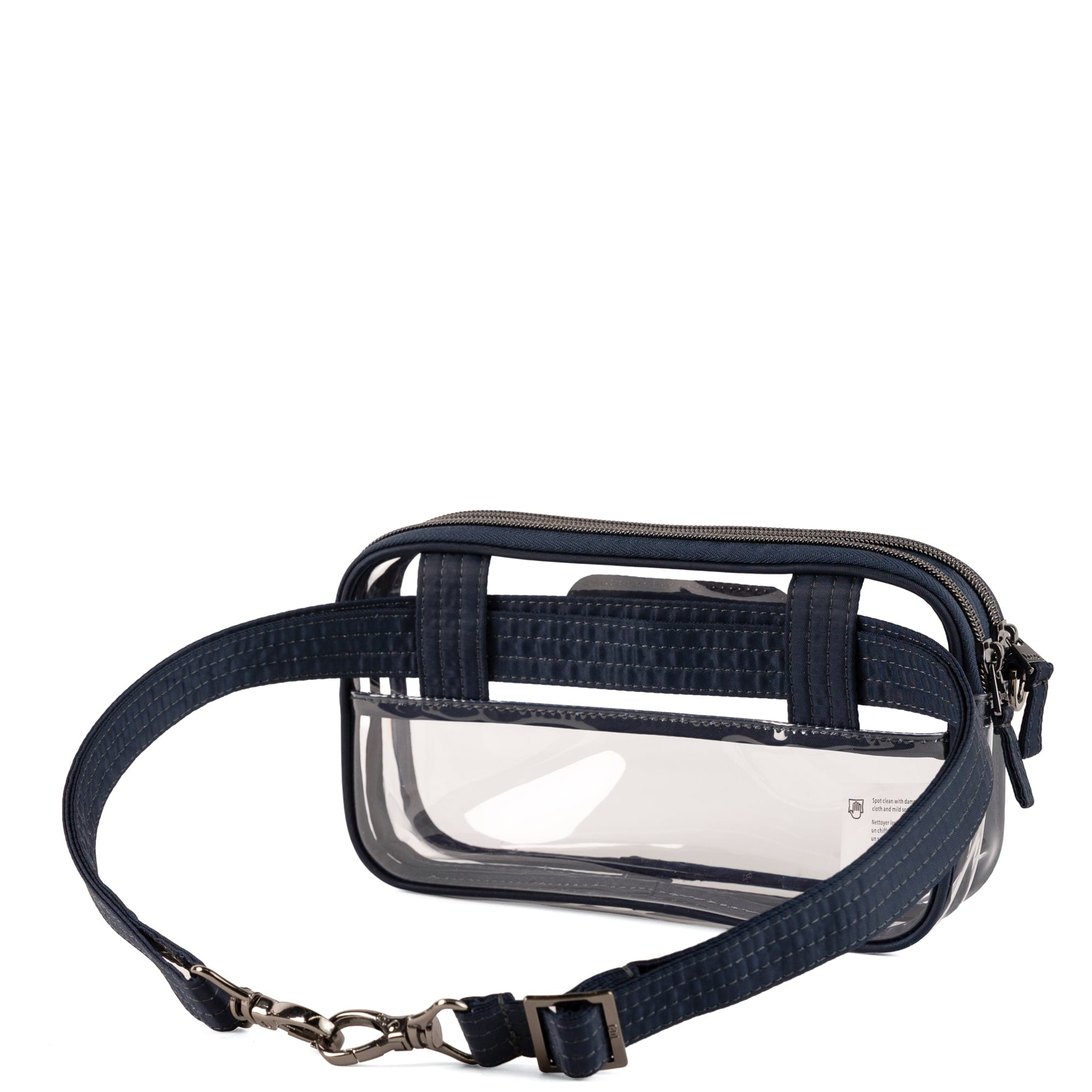 Coupe XL 2 Clearview Crossbody Bag - INDIGO - 26617_CoupeXL2Clearview_Indigo_Angle_05