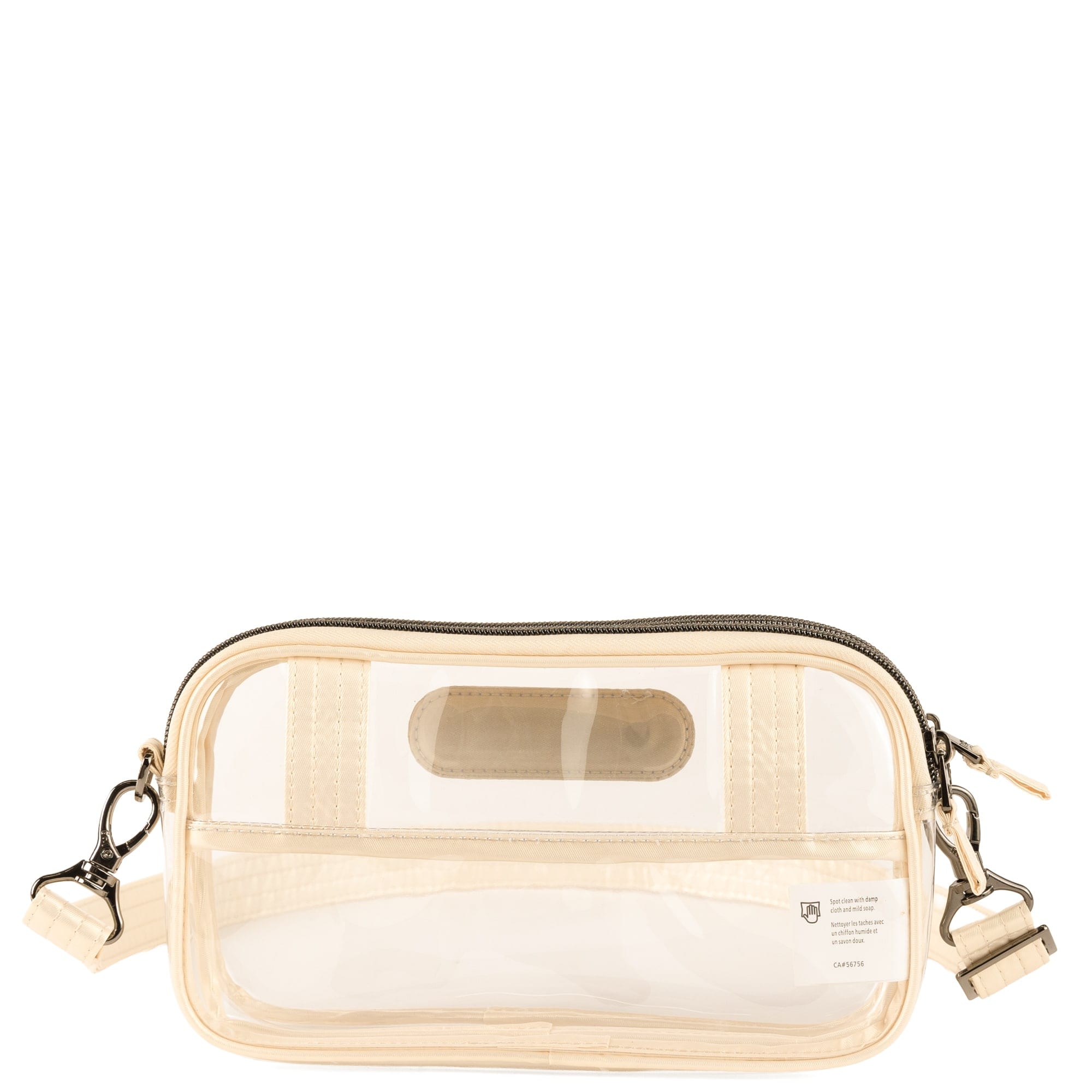 Coupe XL 2 Clearview Crossbody Bag - METALLIC CHAMPAGNE - 26619_CoupeXL2Clearview_MetallicChampagne_Angle_04
