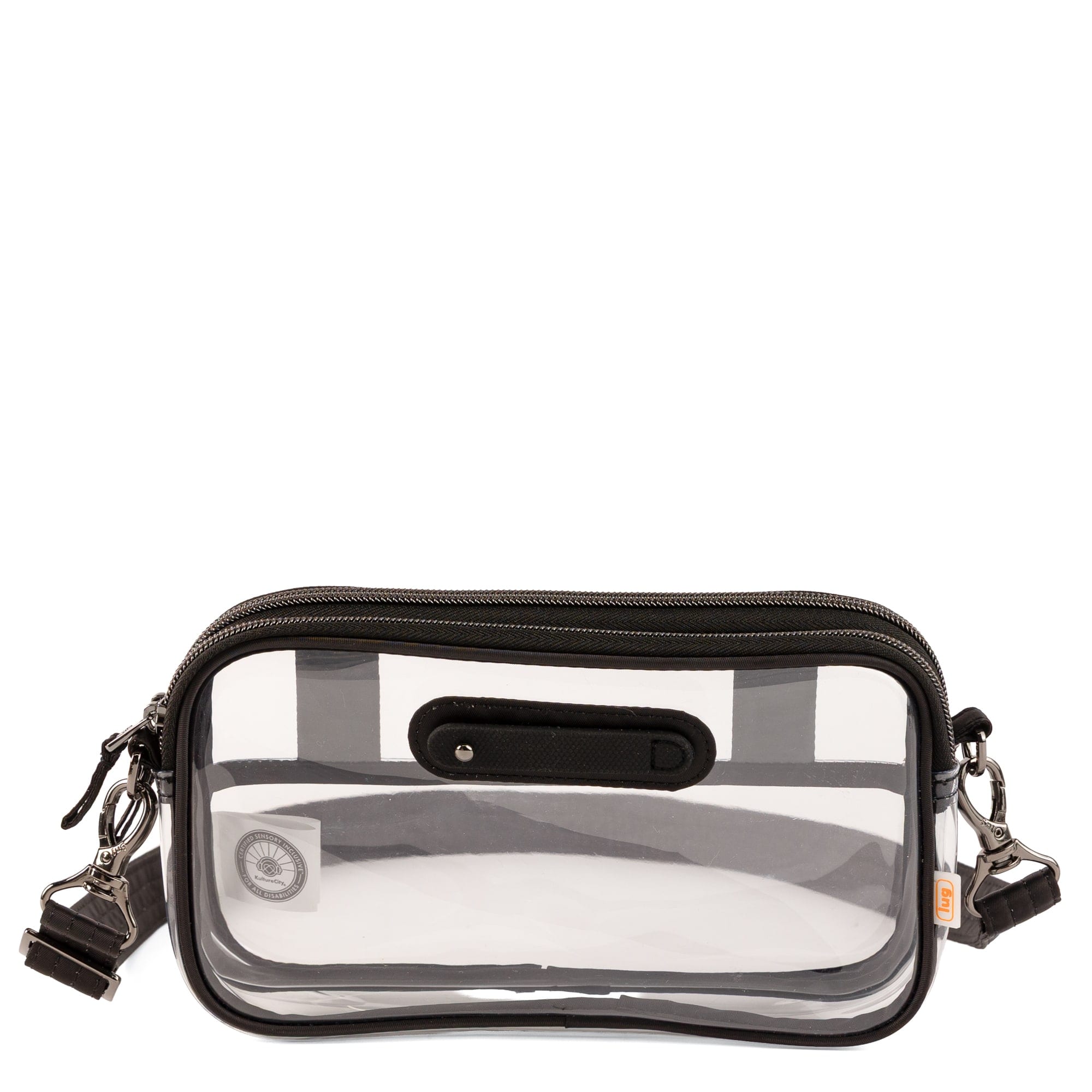 Coupe XL 2 Clearview Crossbody Bag - BLACK - 26620_CoupeXL2Clearview_Black_Angle_01